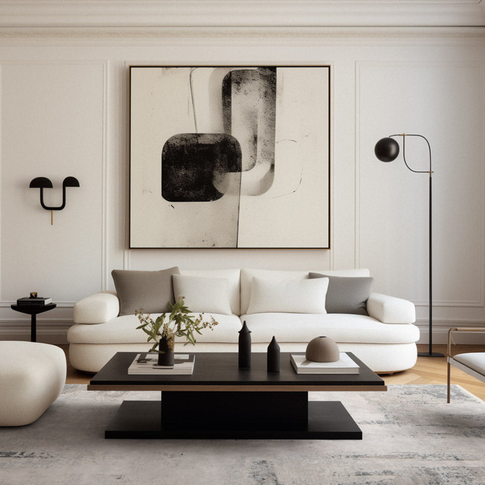 Dywan ROYAL ciemnoszary z beżowym