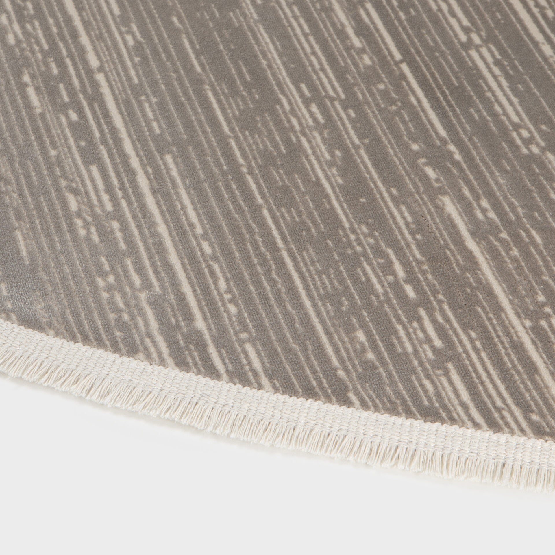 Dywan okrągły ROYAL szarobeżowy