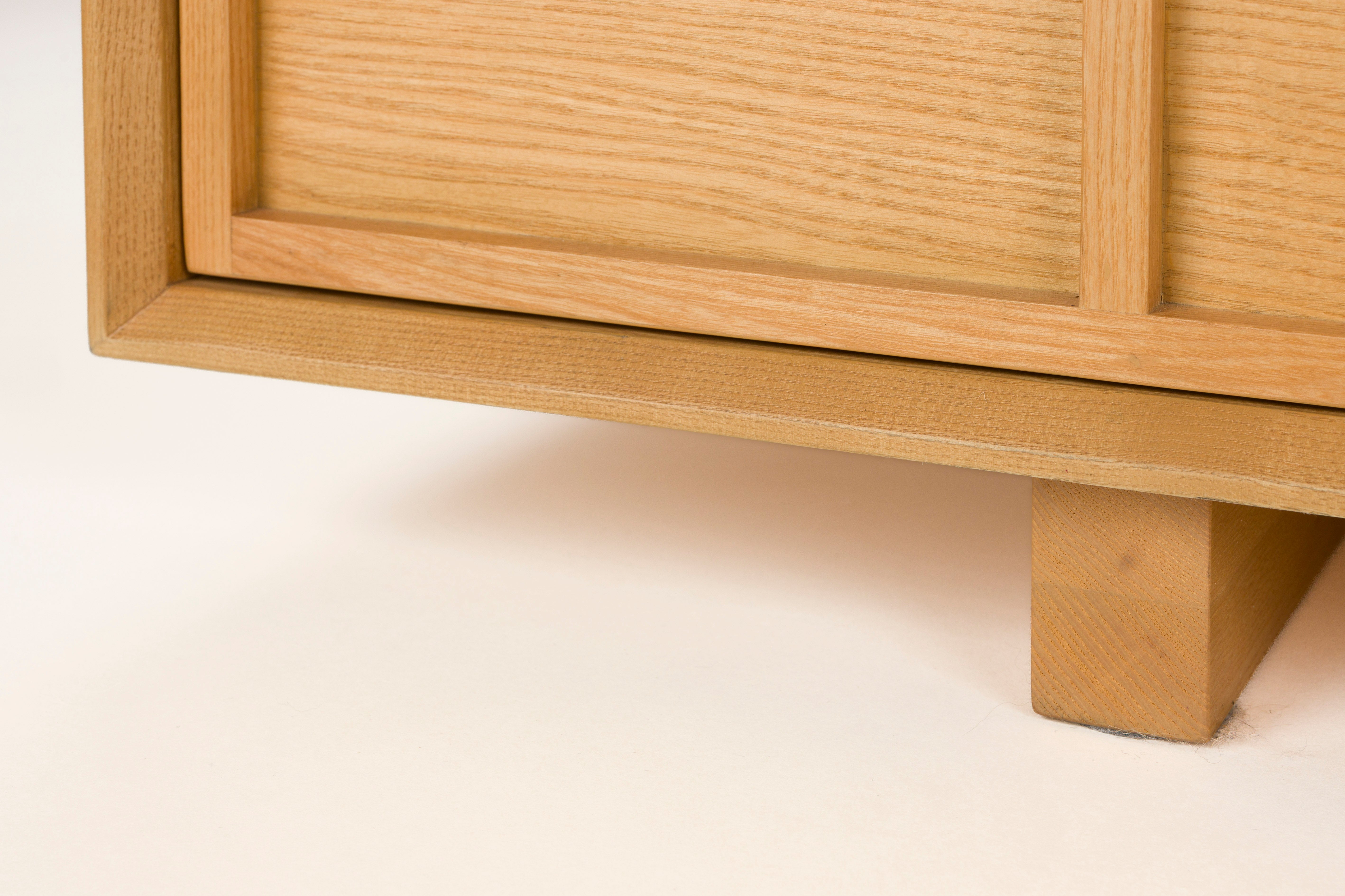 Szafka RTV RASTER fornir jesionowy