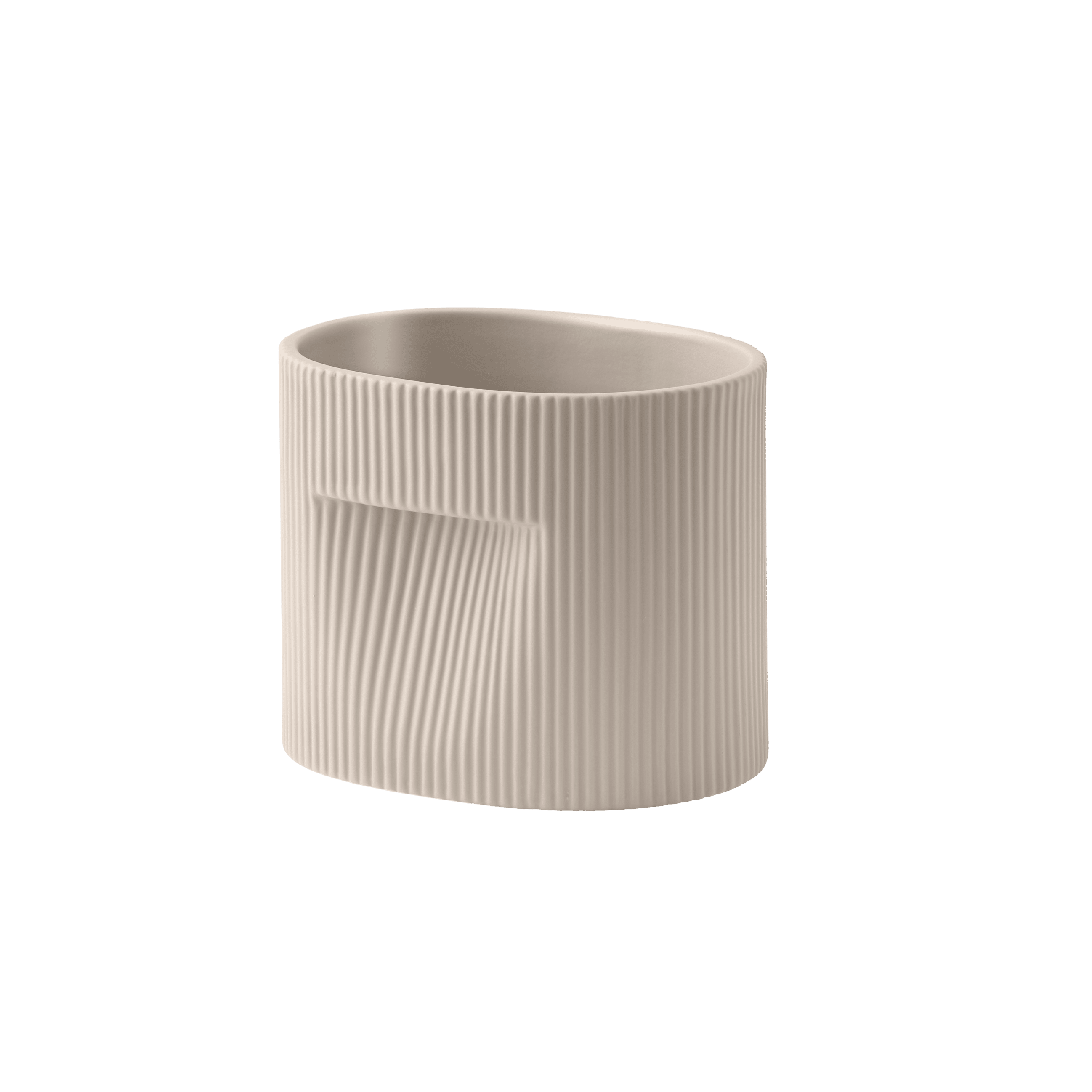 Doniczka RIDGE beżowy