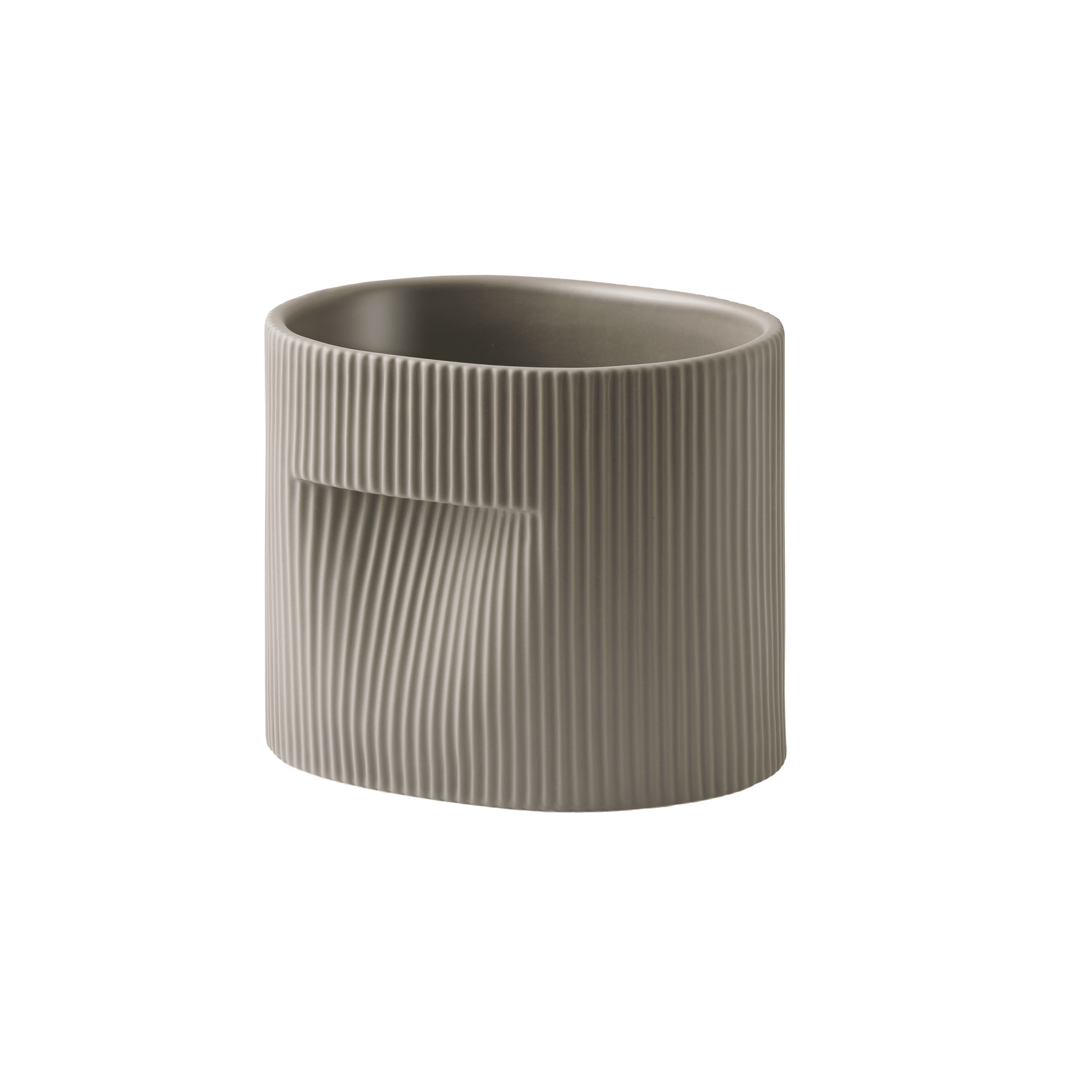 Doniczka RIDGE taupe