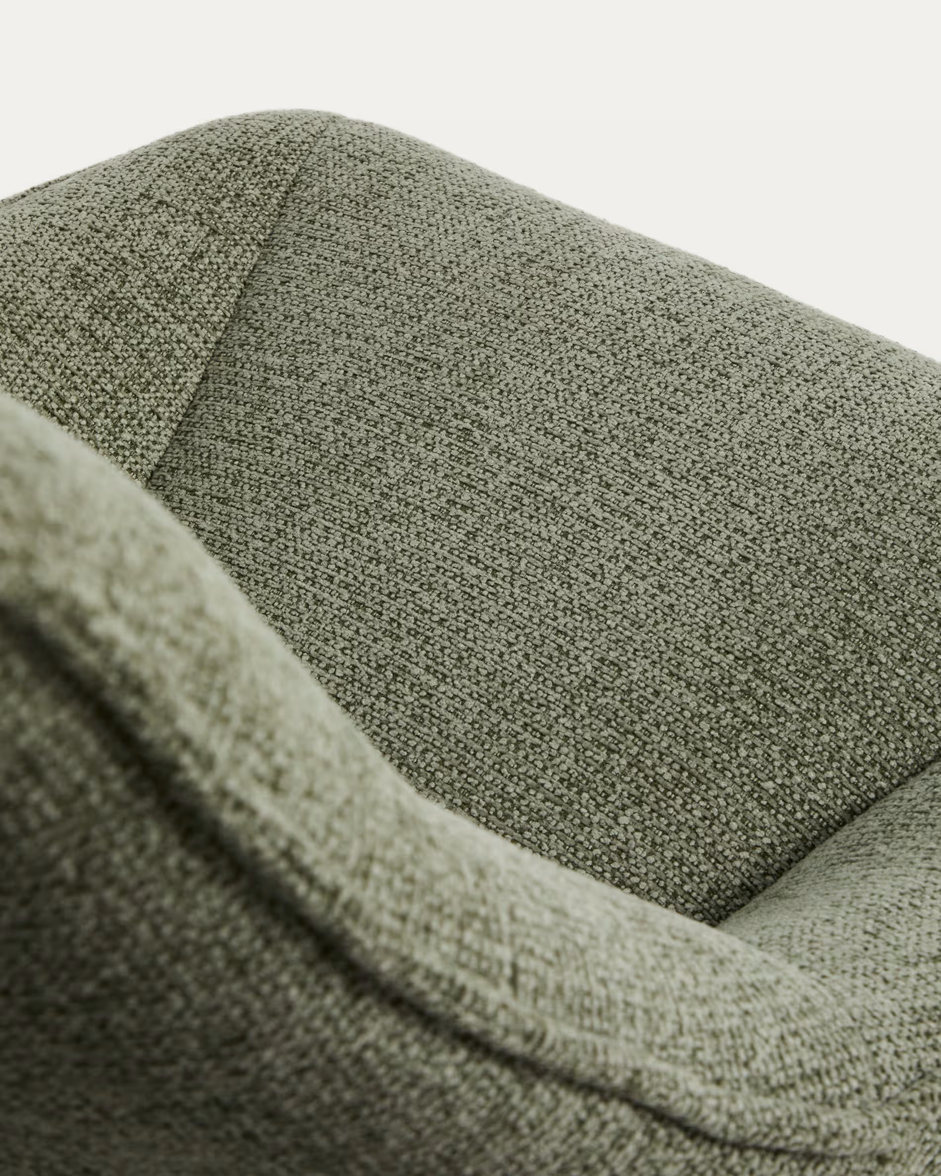 Fotel obrotowy DIRALA zielony szenil z czarną podstawą