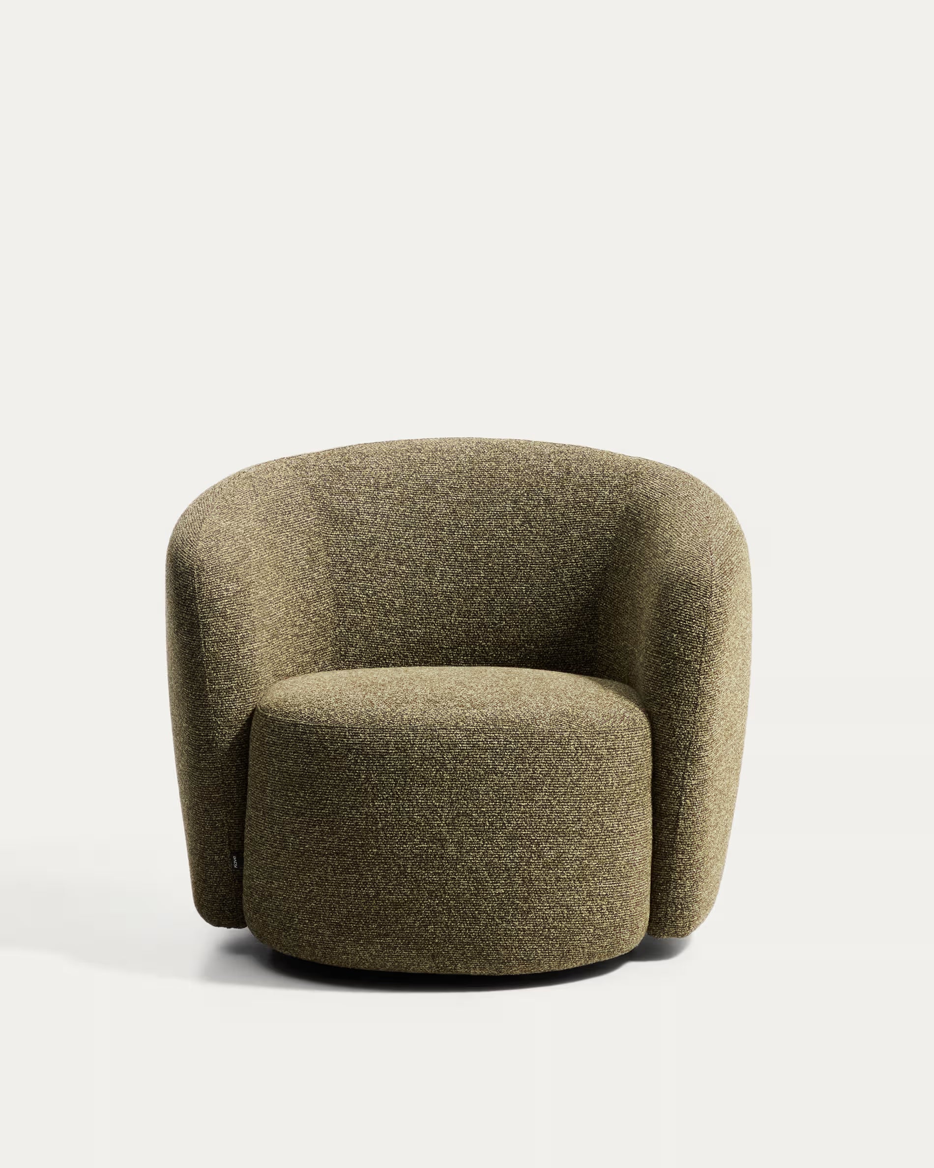 Fotel obrotowy ODENIA oliwkowy boucle