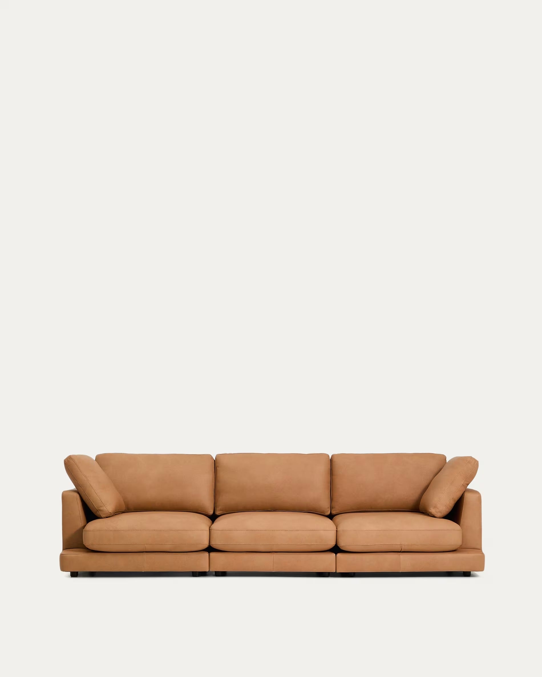4-seater GALA sofa natural leather