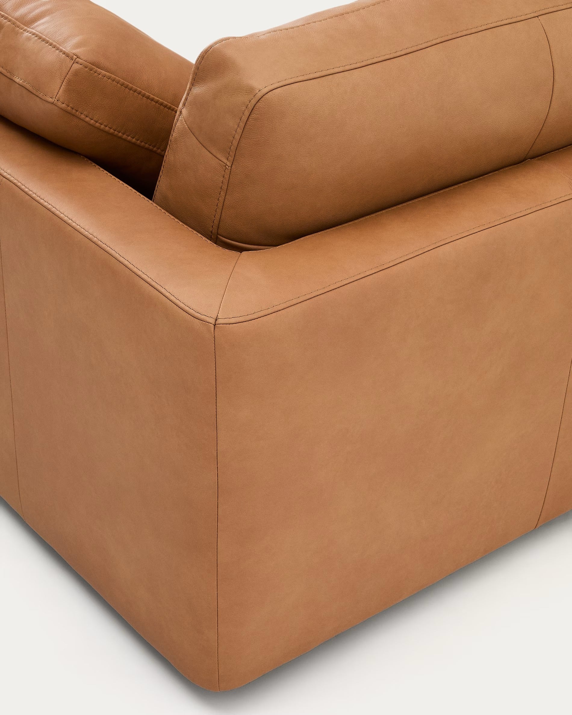 Narożnik 4-osobowy lewostronny GALA skóra naturalna