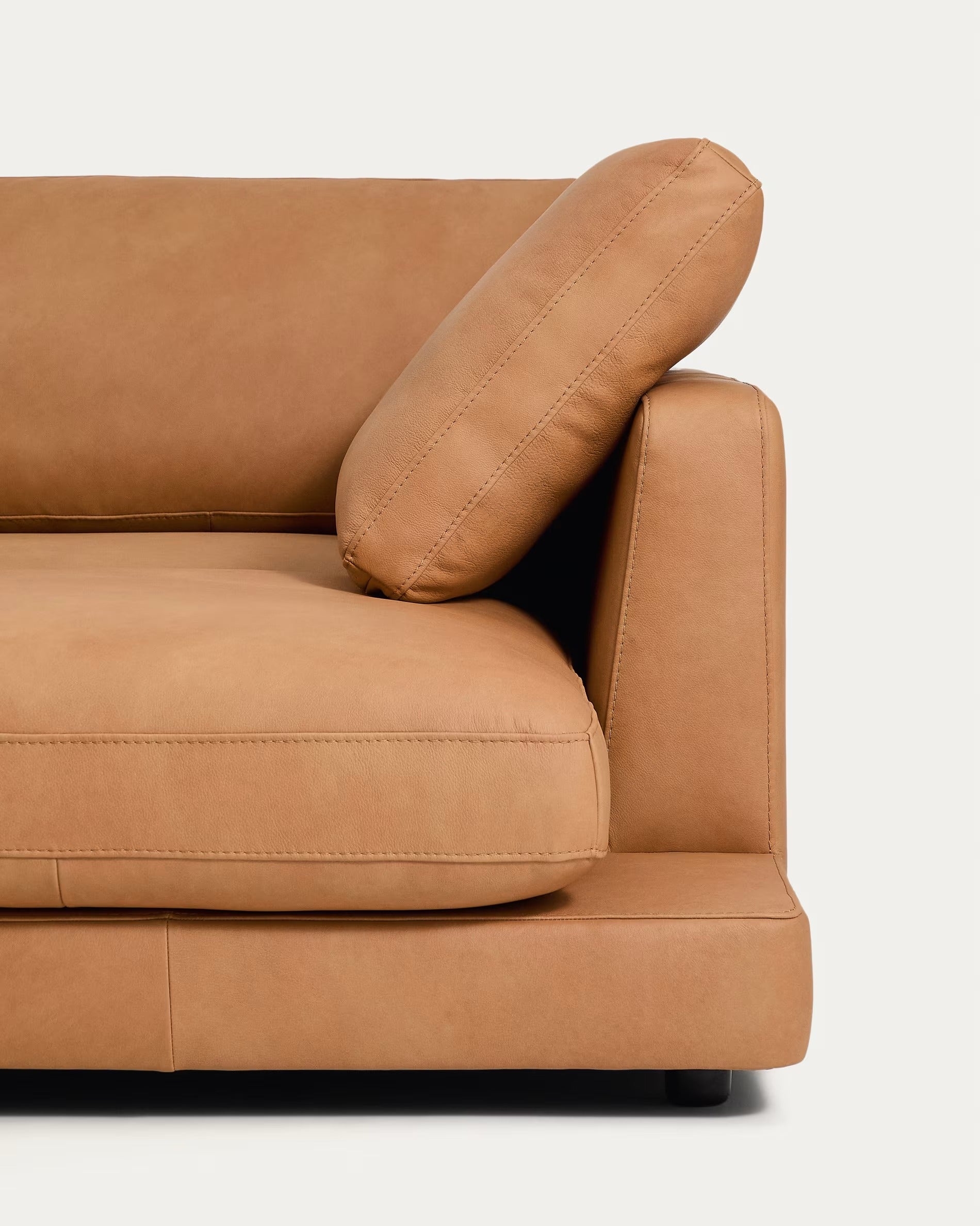 Narożnik 4-osobowy prawostronny GALA skóra naturalna