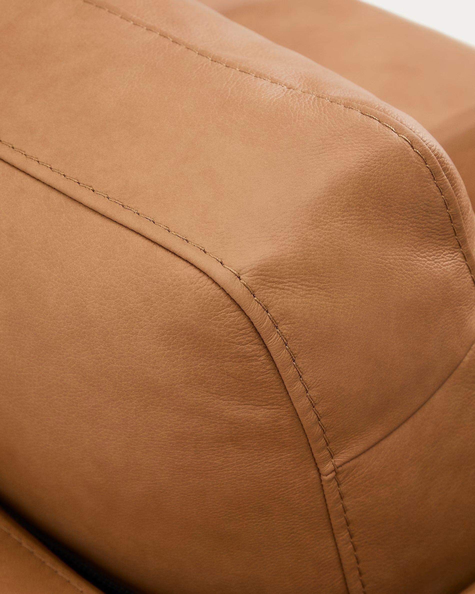 6-seater GALA sofa natural leather