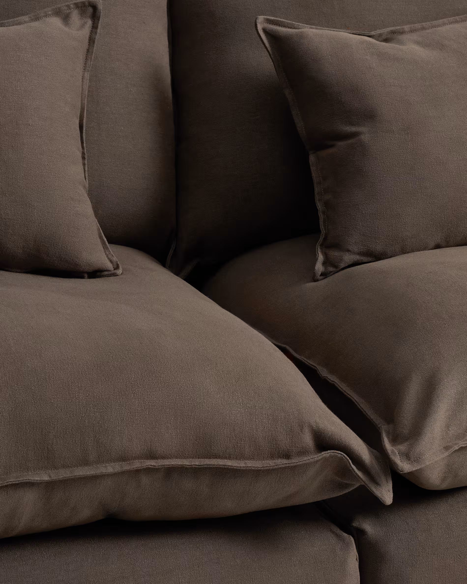 Modulares 2-Sitzer Sofa ANARELA schokoladenbraun
