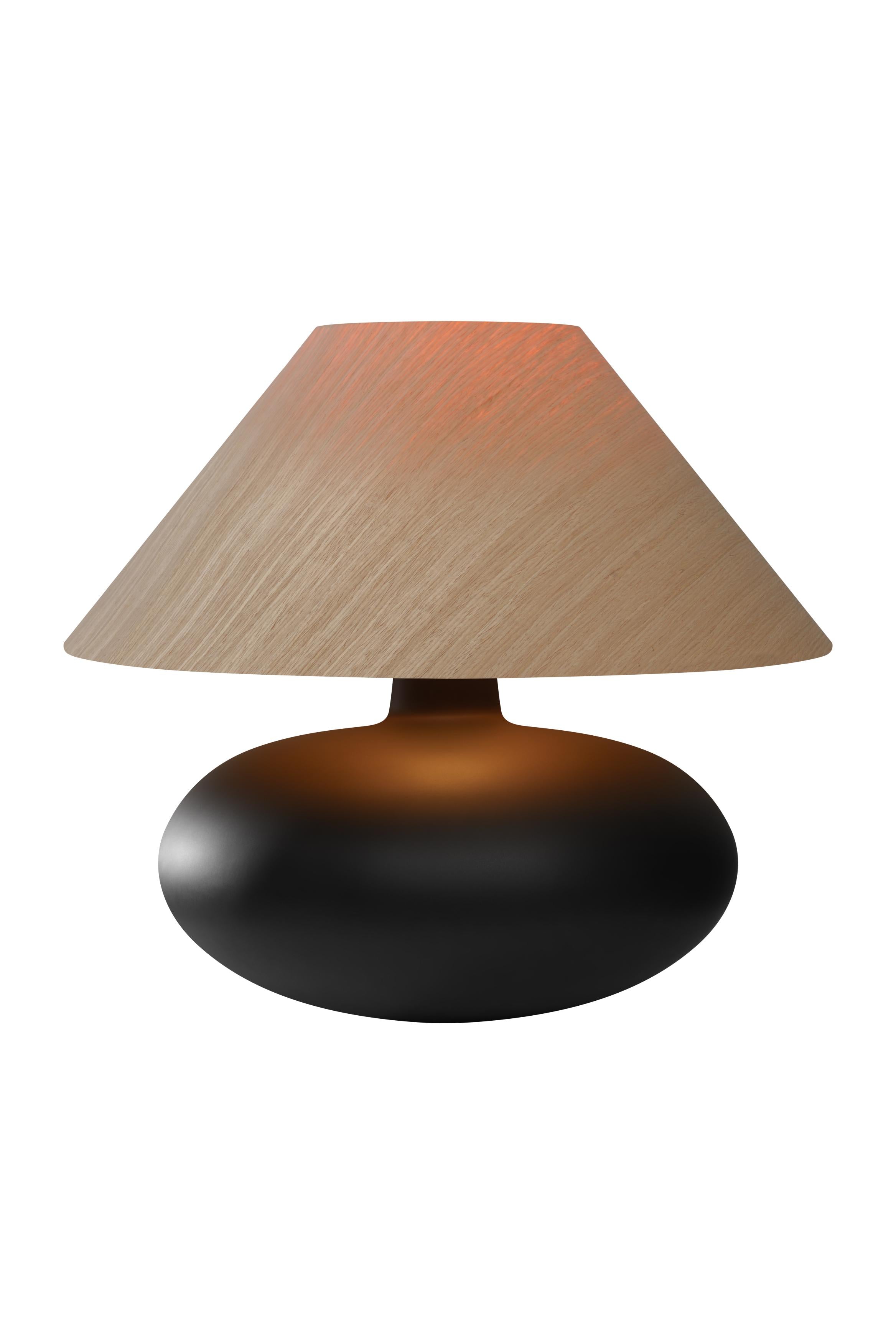 Lampa stołowa SAWA NATUR fornir dębowy