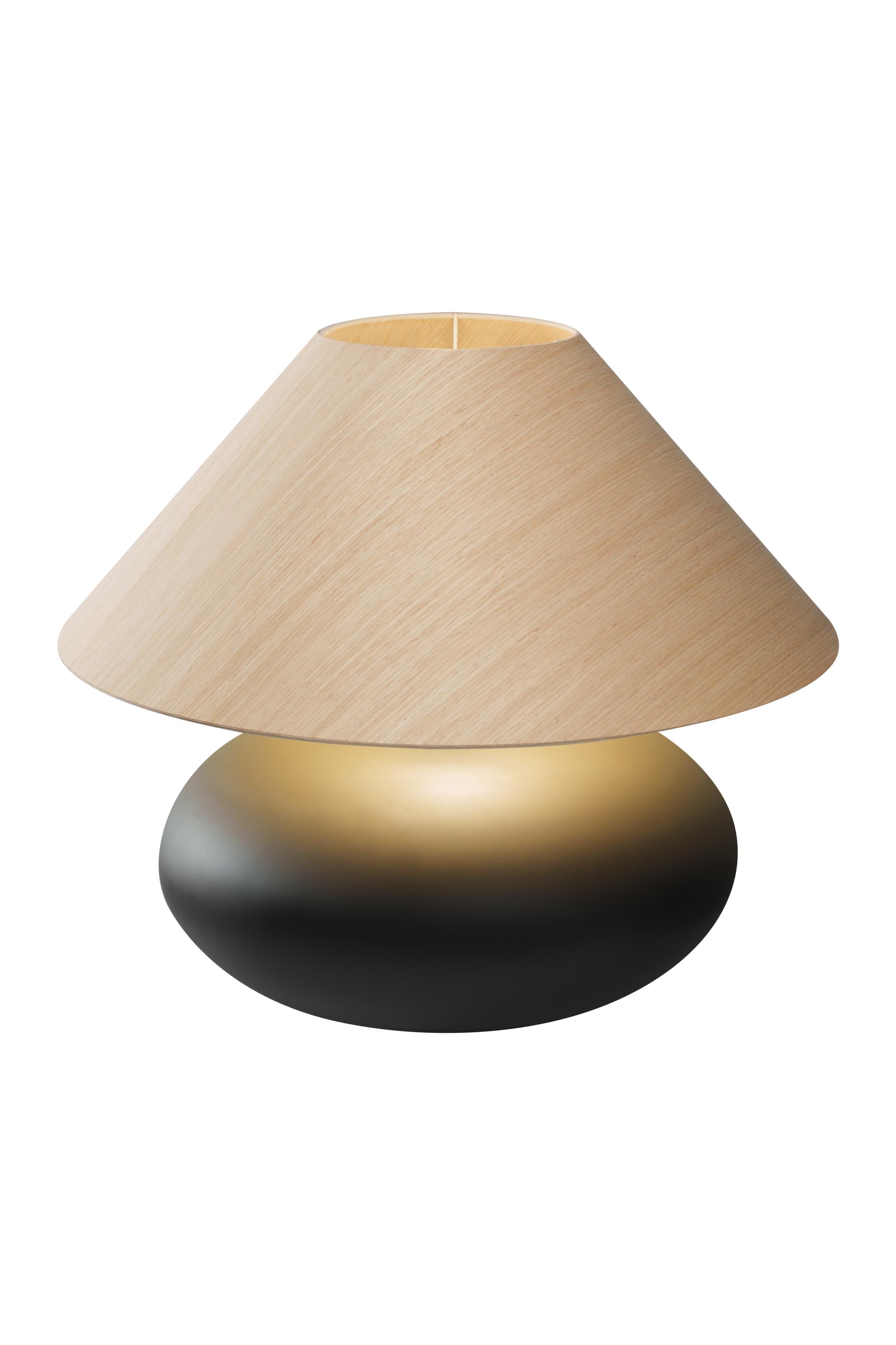 Lampa stołowa SAWA NATUR fornir dębowy