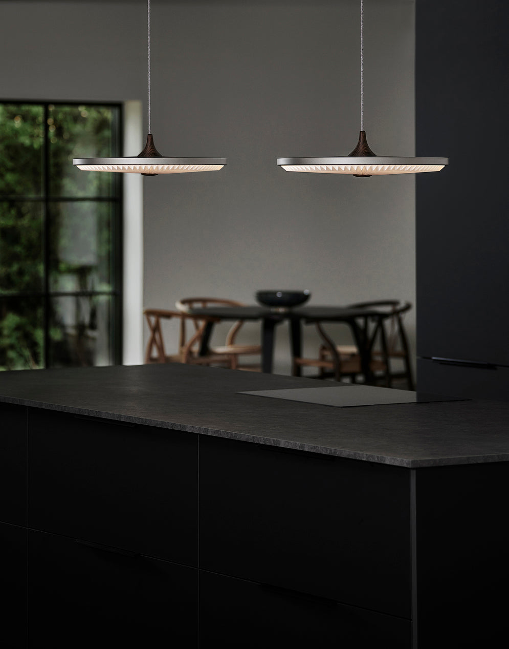 Lampa wisząca MODEL 198 SOLEIL wędzony dąb