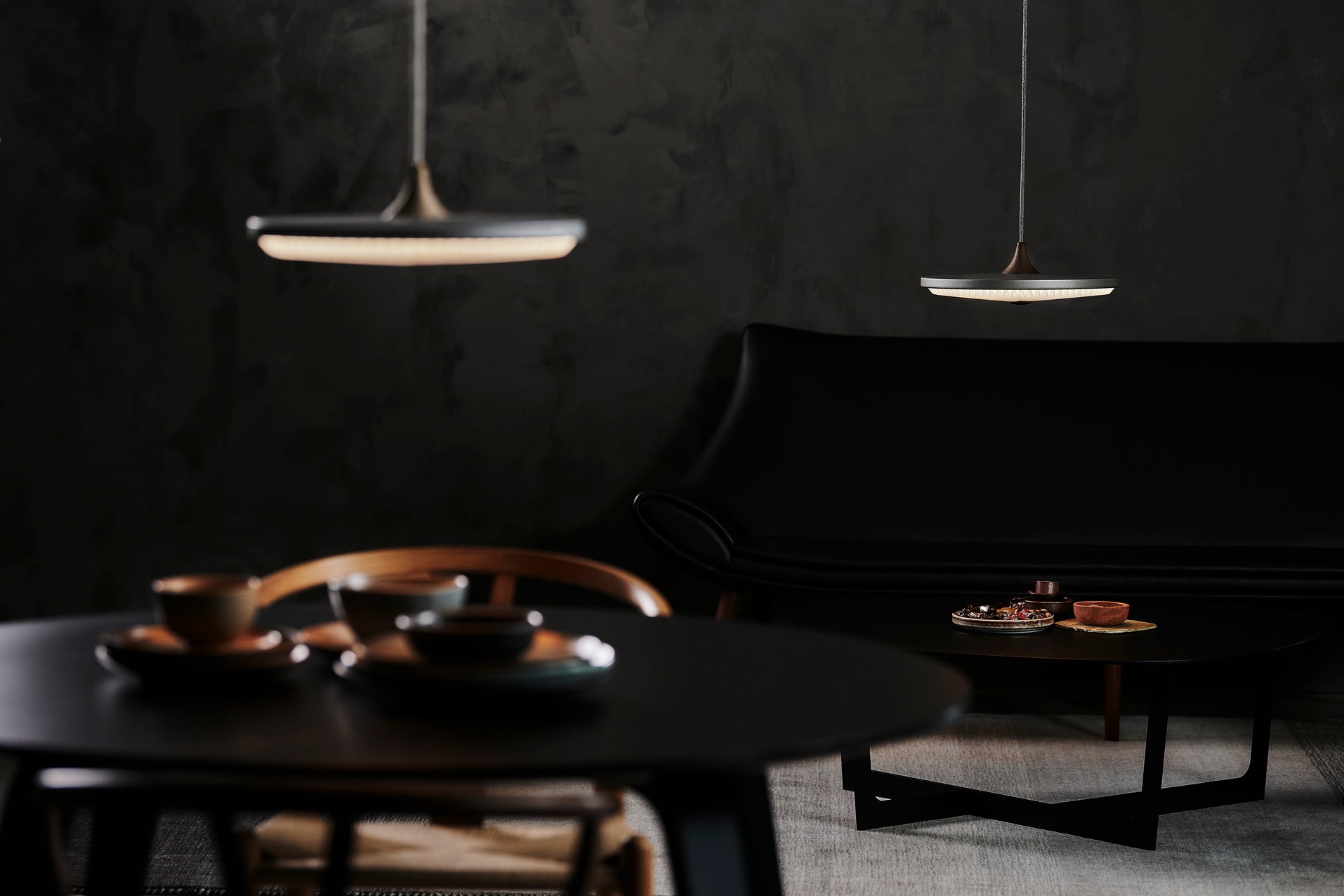 Lampa wisząca MODEL 198 SOLEIL wędzony dąb