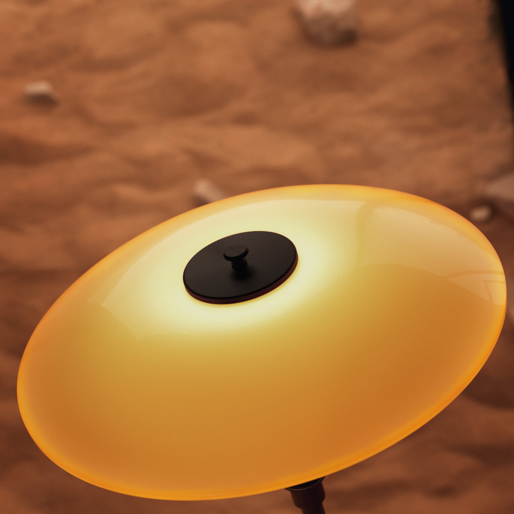 Stehlampe PH 3½-2½ bernsteinfarben