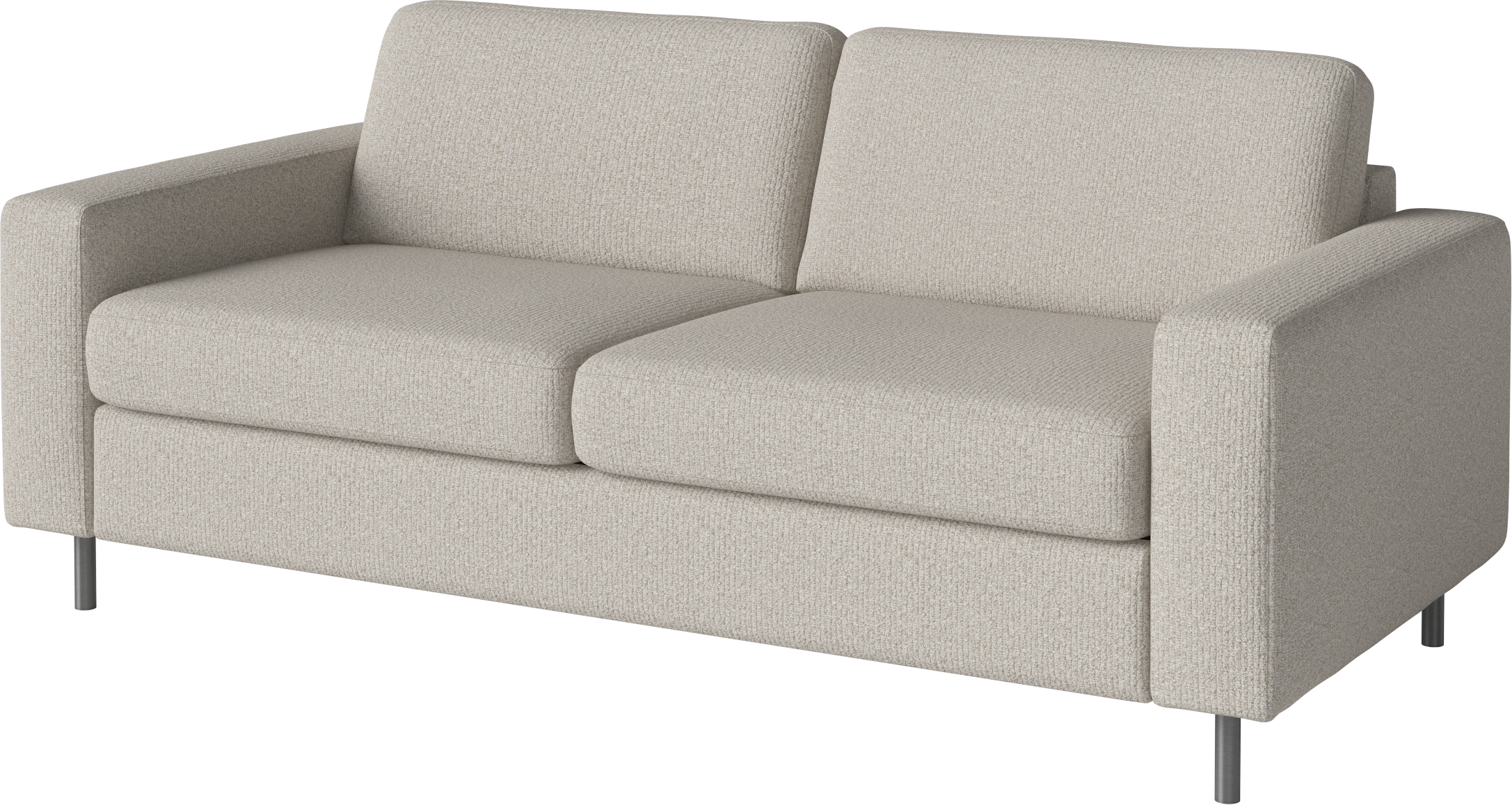 Sofa rozkładana 2,5-osobowa SCANDINAVIA stalowa podstawa