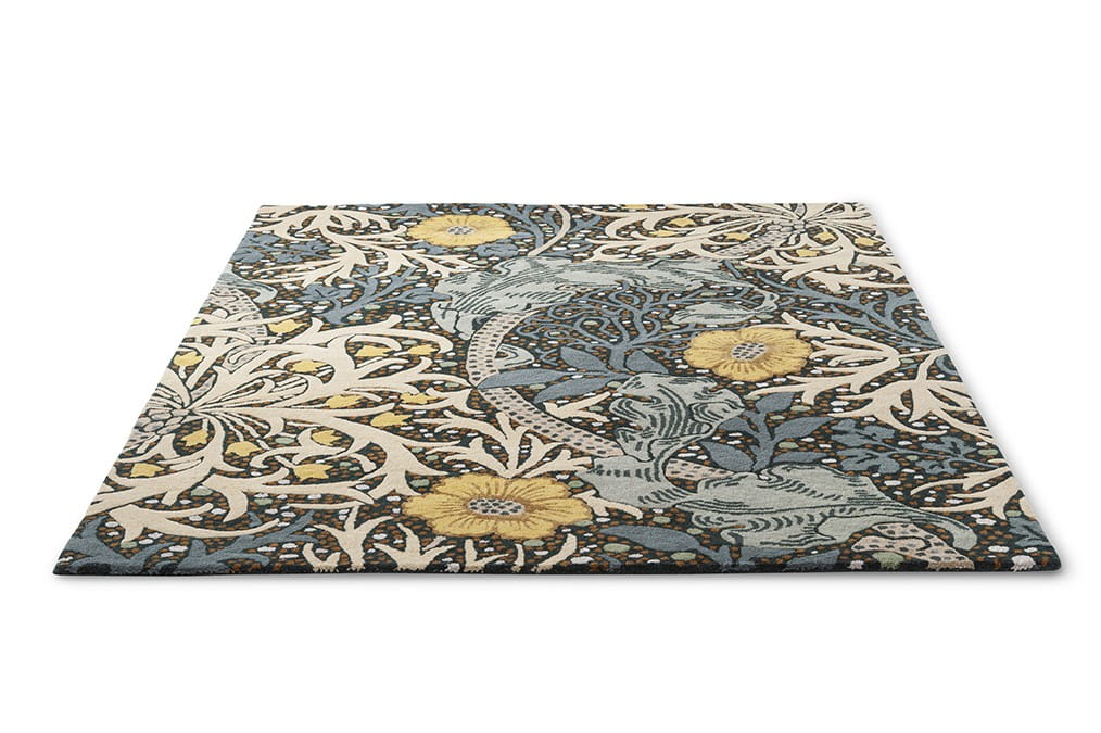 Dywan SEAWEED TEAL niebiesko-żółty
