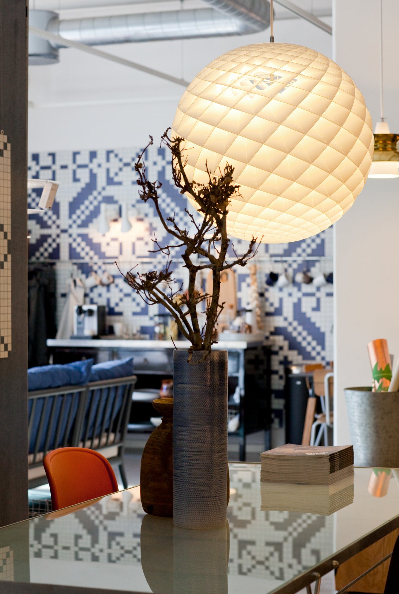 Lampa wisząca PATERA biały