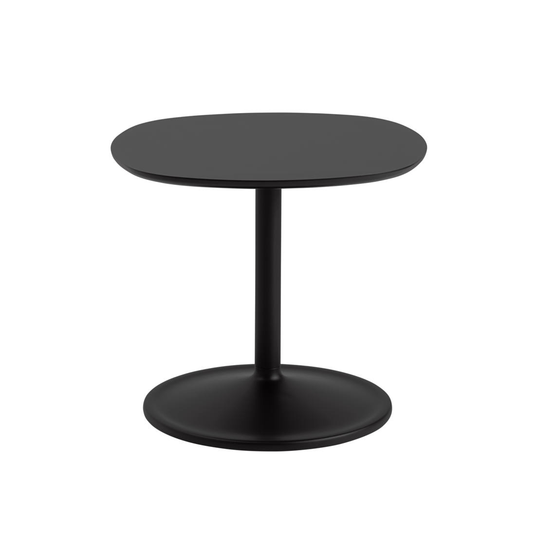 Seiten Tisch quadratisch SOFT schwarz