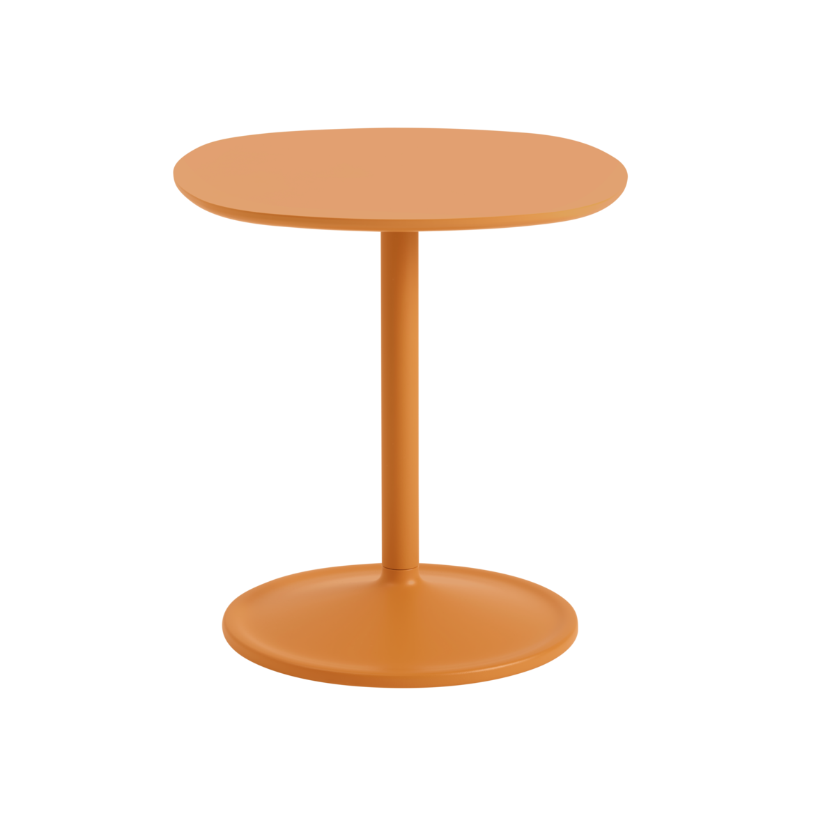 Square Side Table SOFT Orange