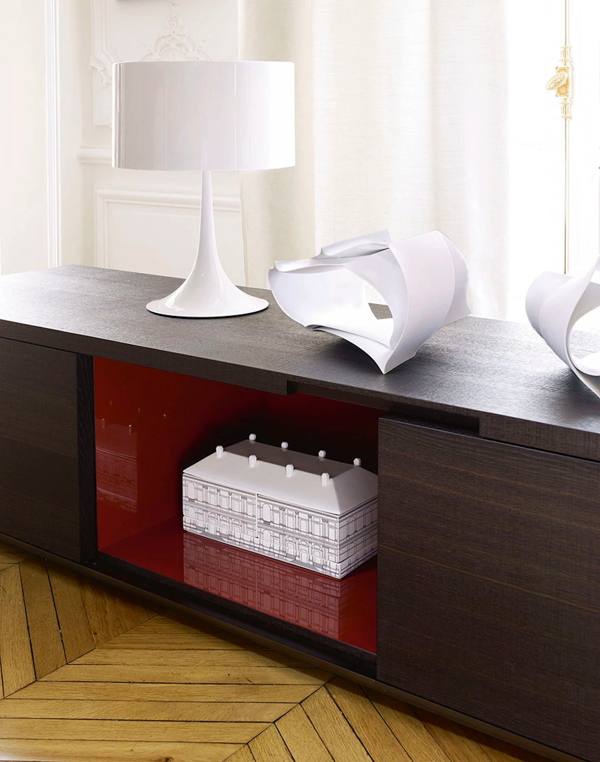 SPUN LIGHT Table Lamp White