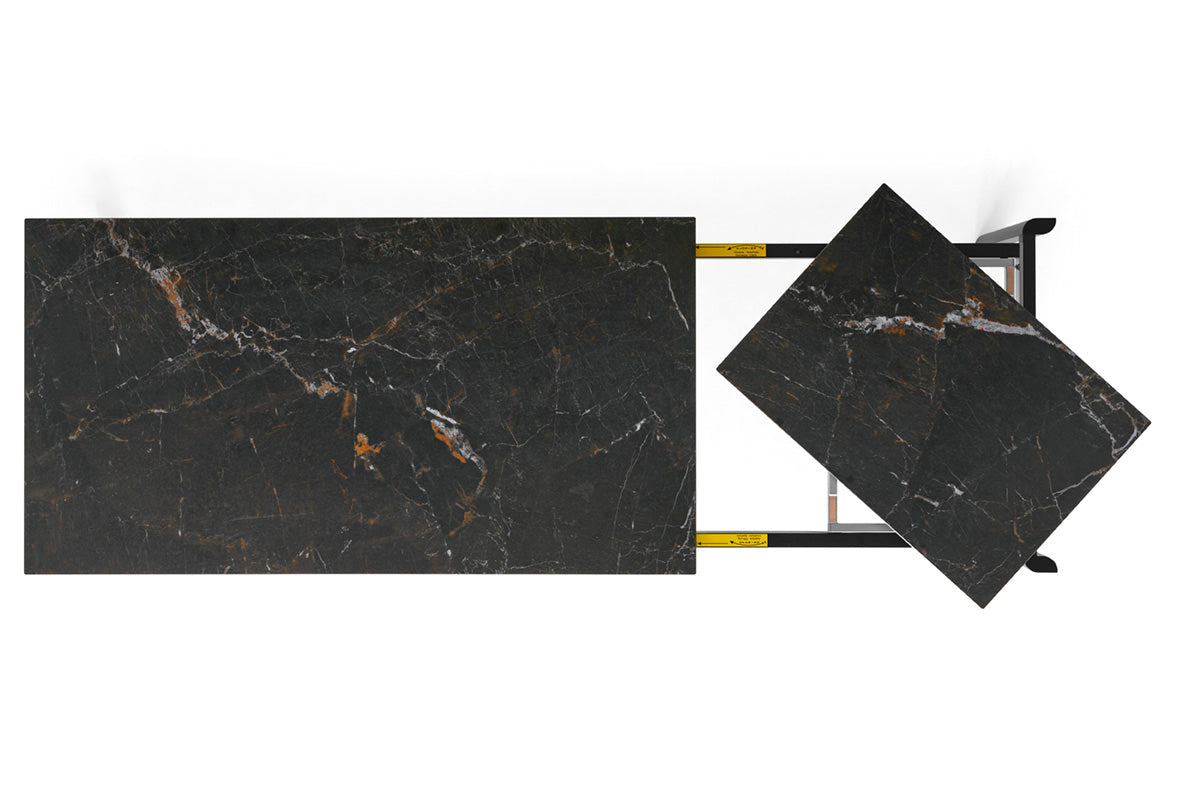 Expandable Table STREAM black top with black base