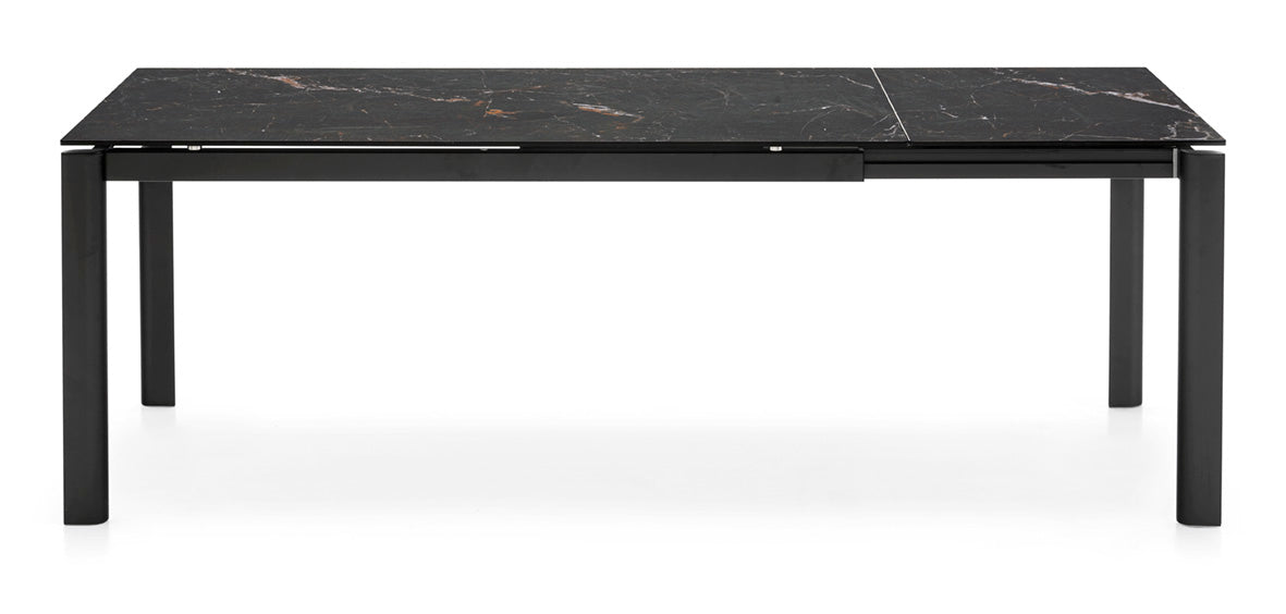 Expandable Table STREAM black top with black base