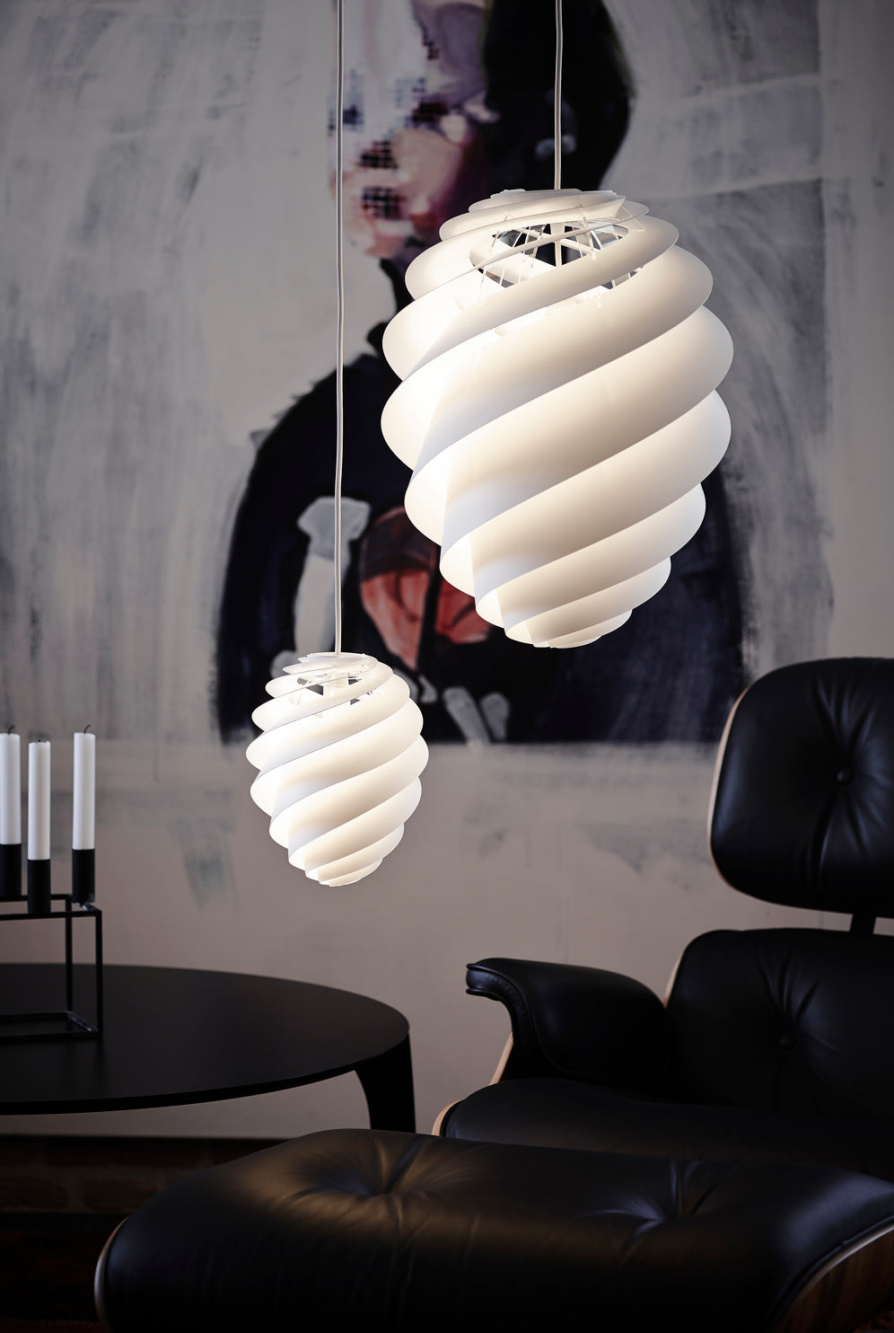 Lampa wisząca MODEL 1312 SWIRL 2 biały