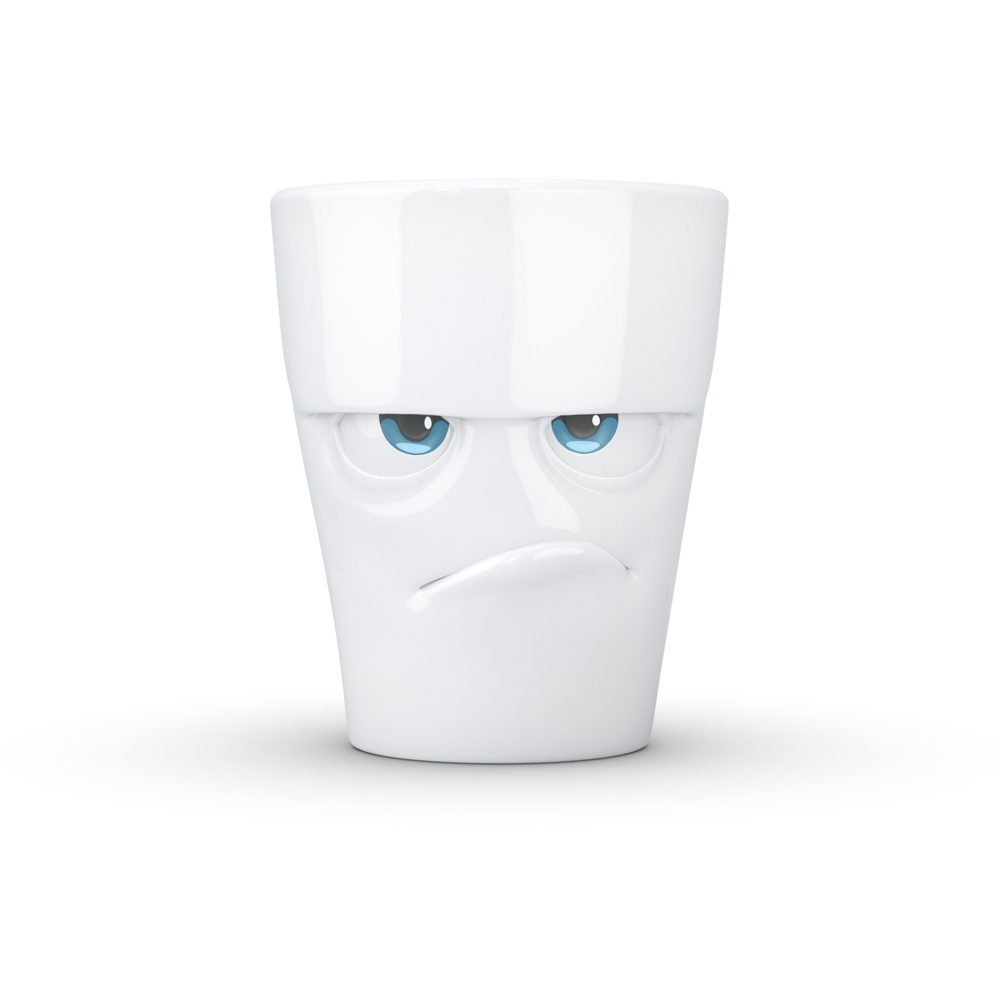 Becher GRUMPY mit blauen Augen