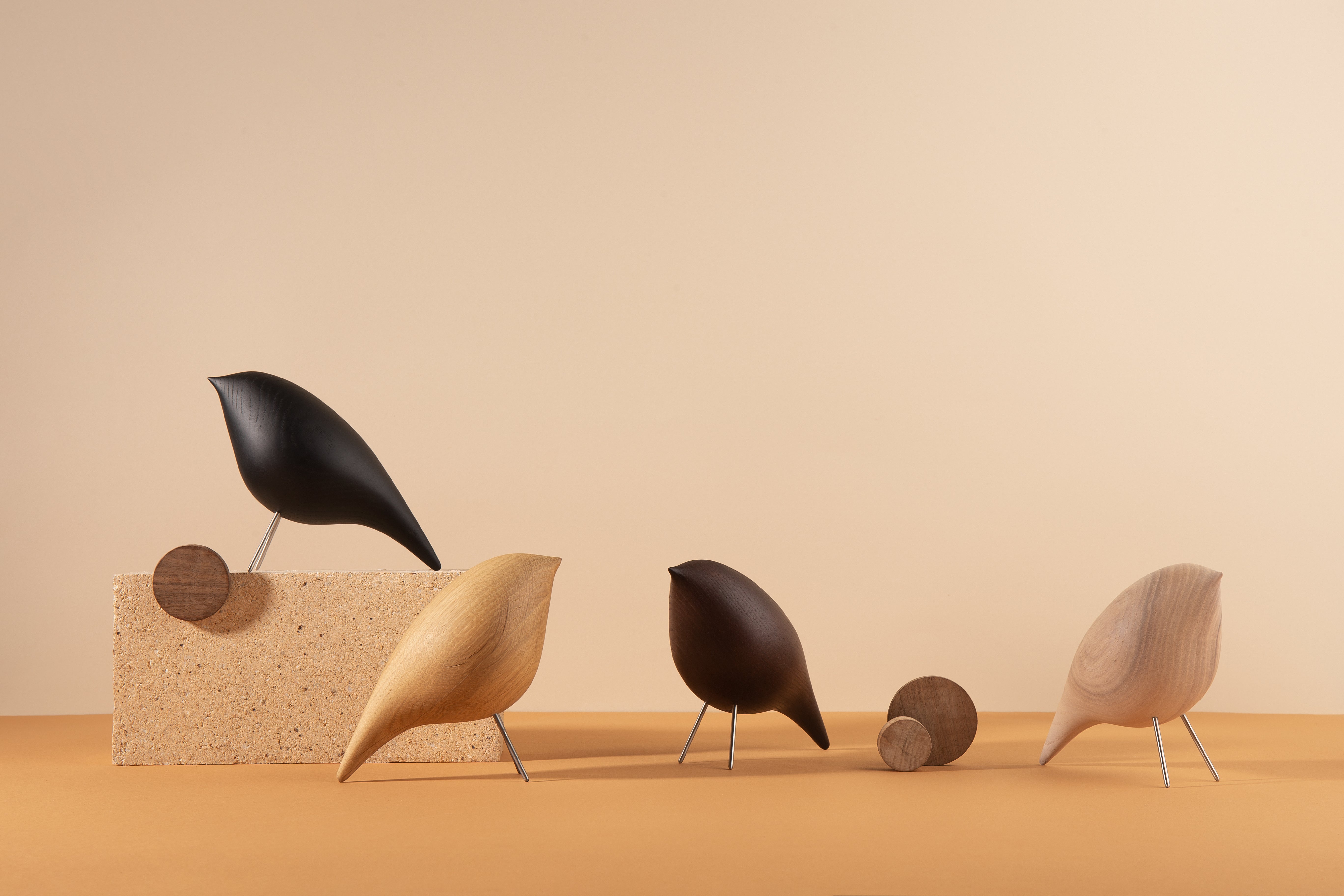 Decorative Figure TWEETY DECORATIVE BIRD brown ash