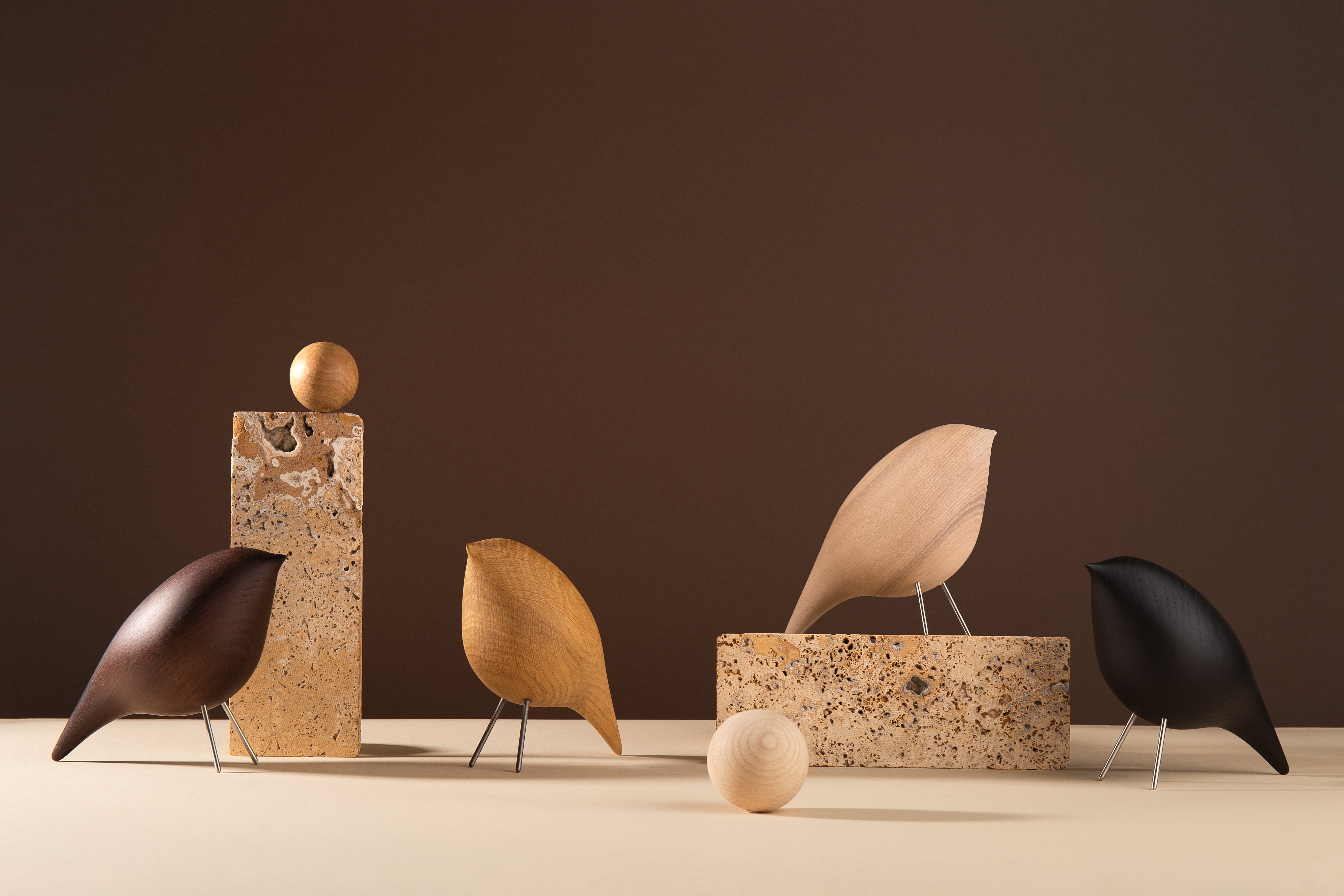 Decorative Figure TWEETY DECORATIVE BIRD brown ash