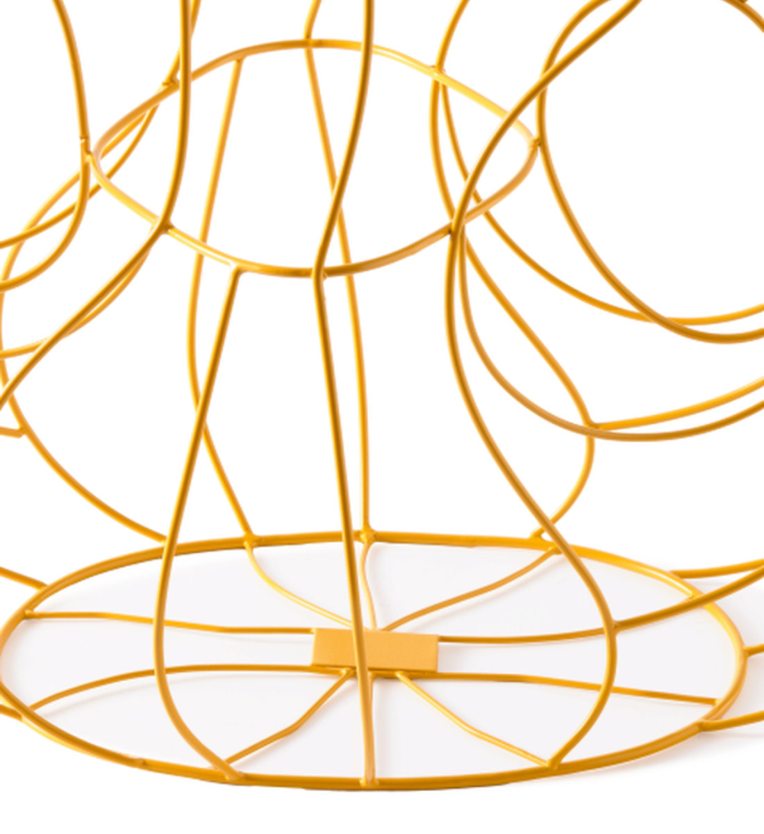 Wazon THREE EARS FRAME żółty