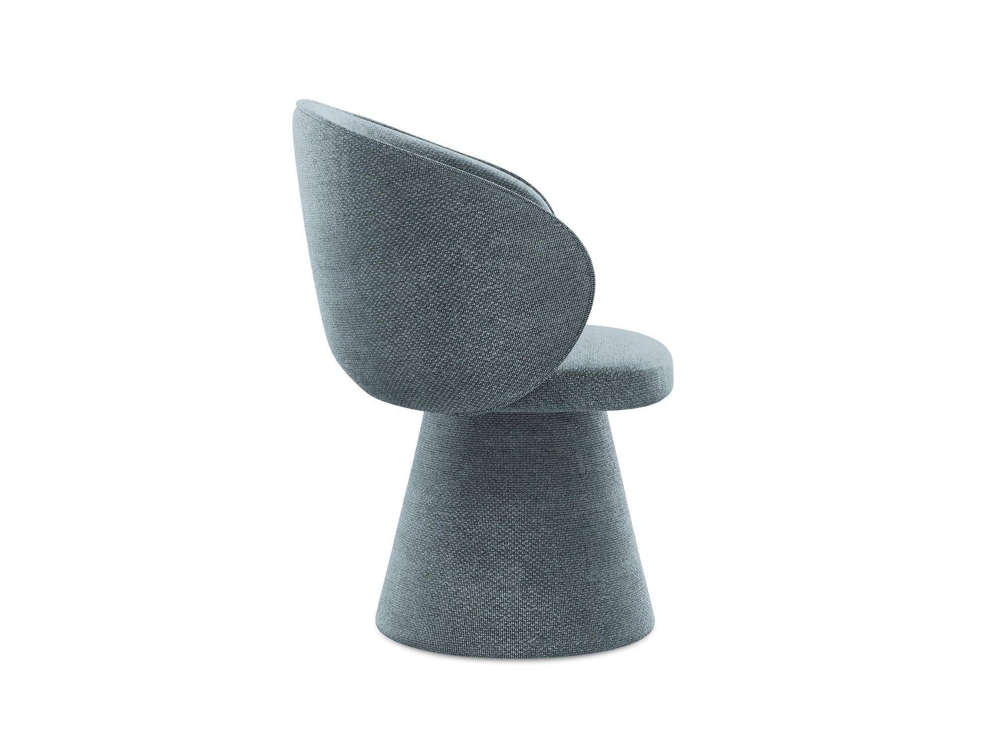 UALA Chair in Denim Blue Boucle