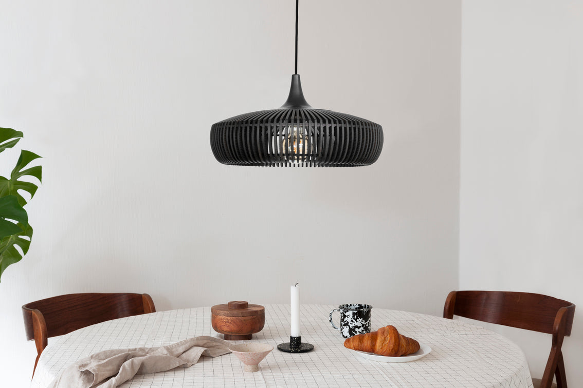 Abażur CLAVA DINE WOOD czarny dąb – Umage