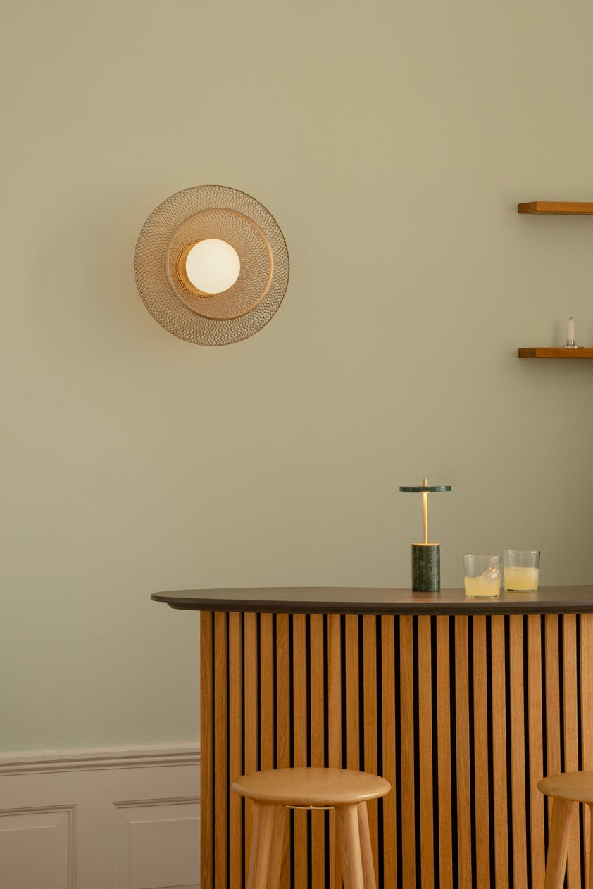 Lampa ścienna FARADAY UP złoty