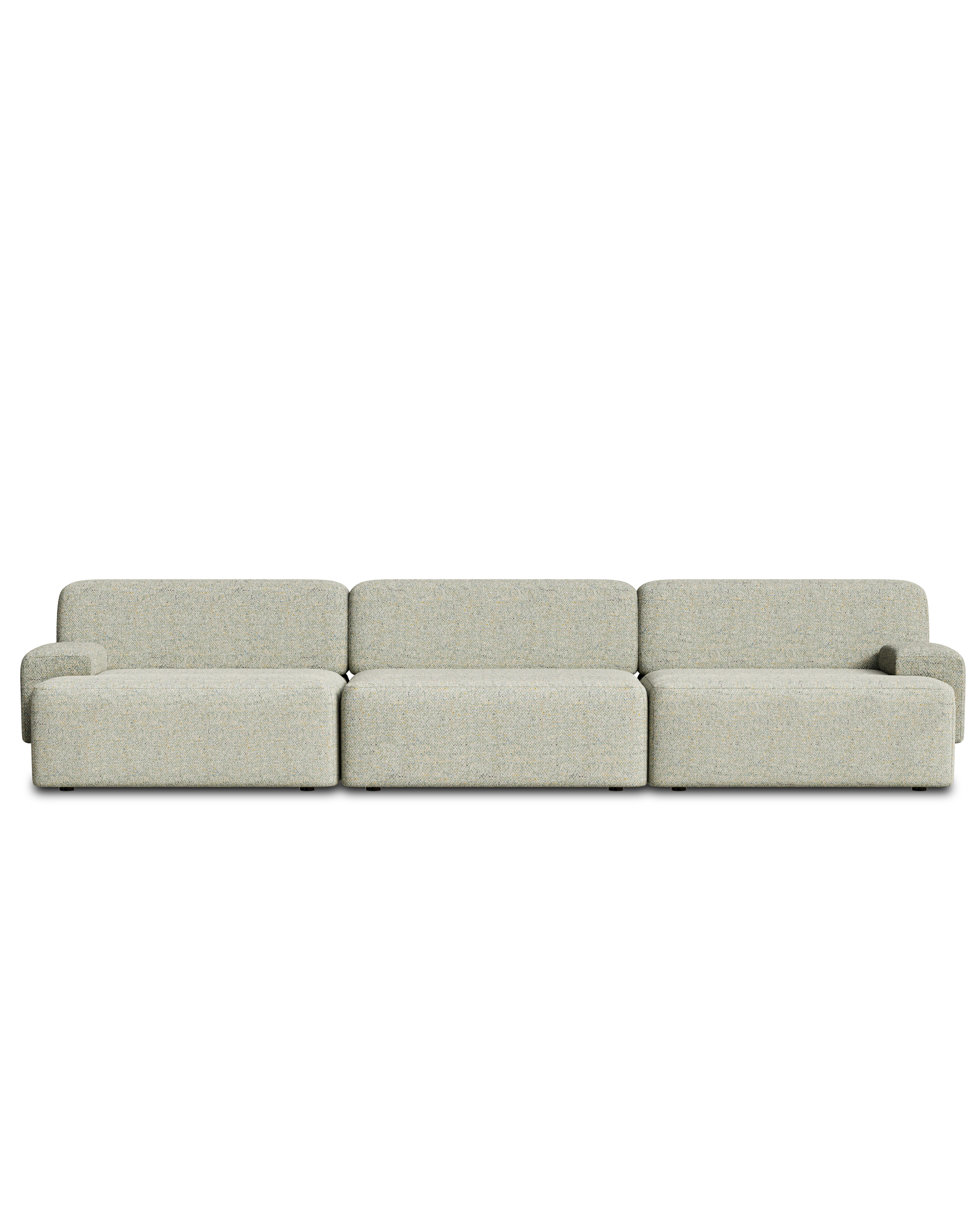 Sofa modułowa 3-osobowa UMI jasnozielony