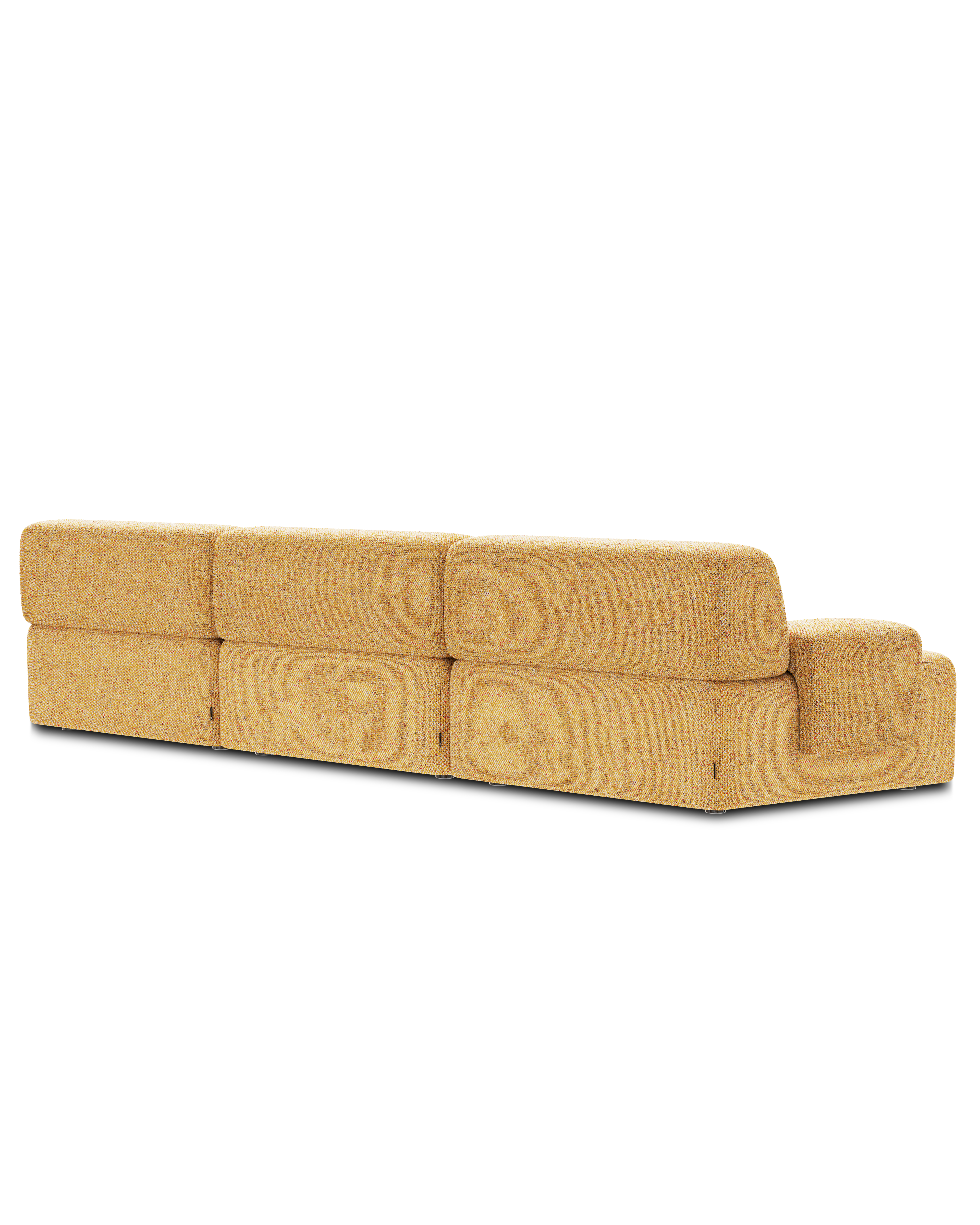 Sofa modułowa 3-osobowa UMI jesienny pomarańczowy