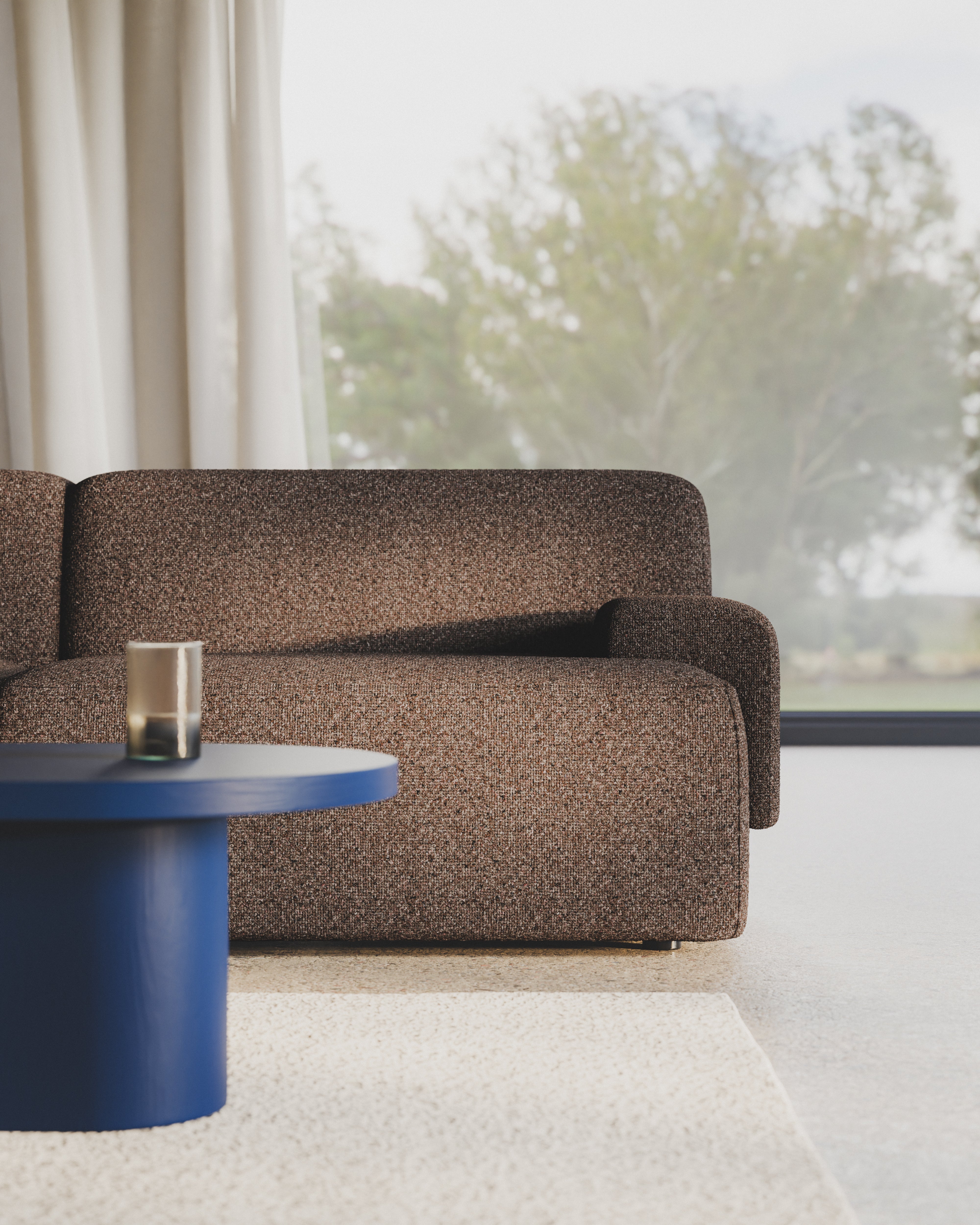 Sofa modułowa 3-osobowa UMI brązowy