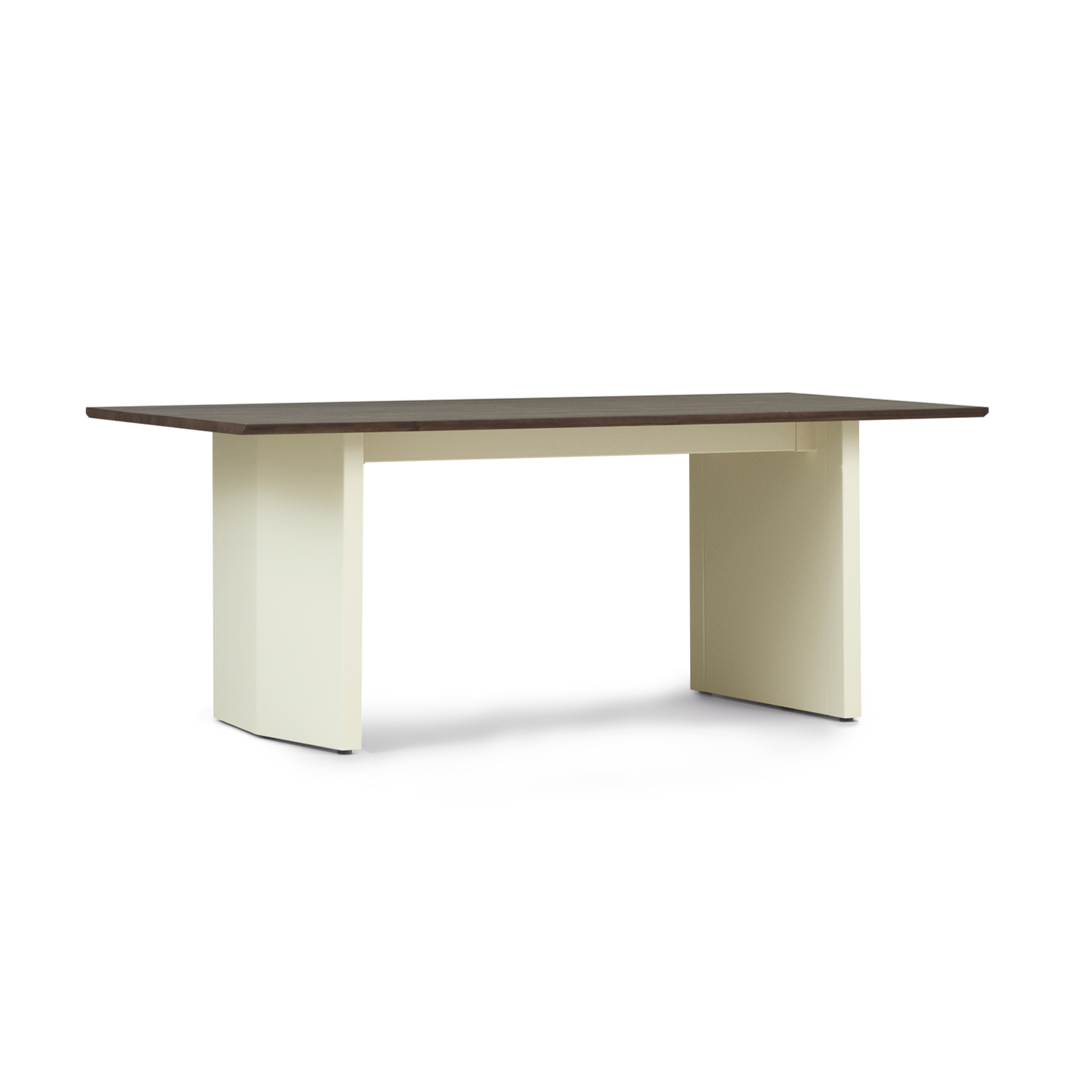 Creme -Panel -Tisch
