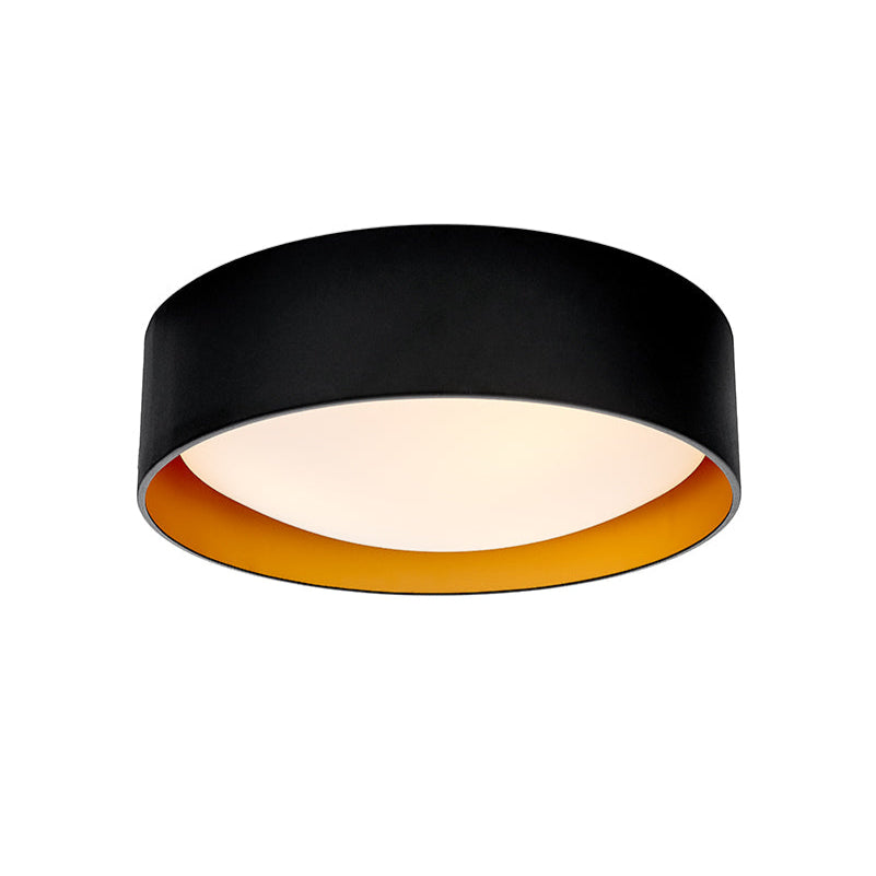 VERO ceiling light black with a gold center