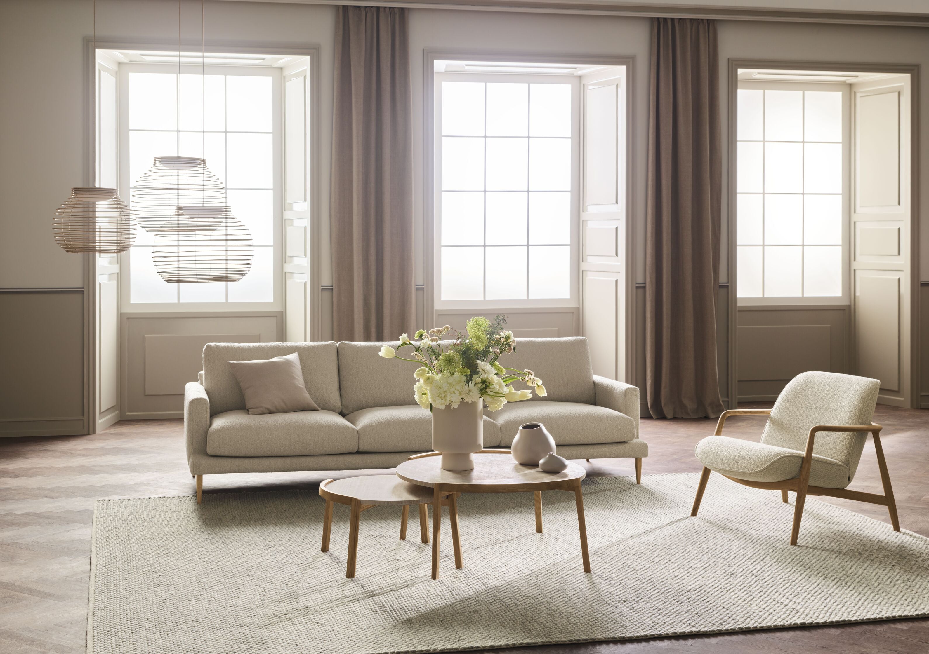 4-Personen-Sofa Veneda Stalowa Basis