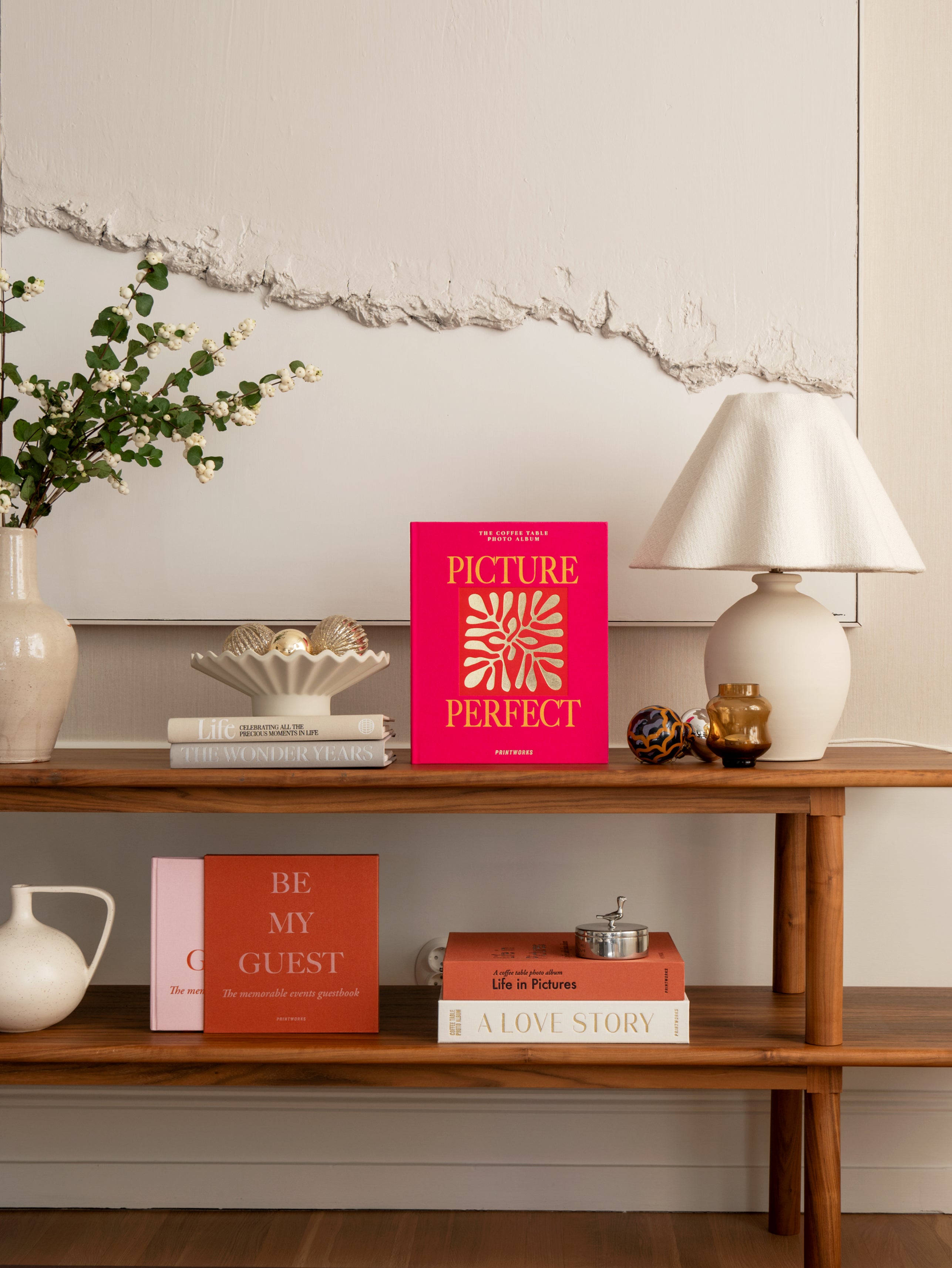 Album na zdjęcia PICTURE PERFECT różowy ze złotym