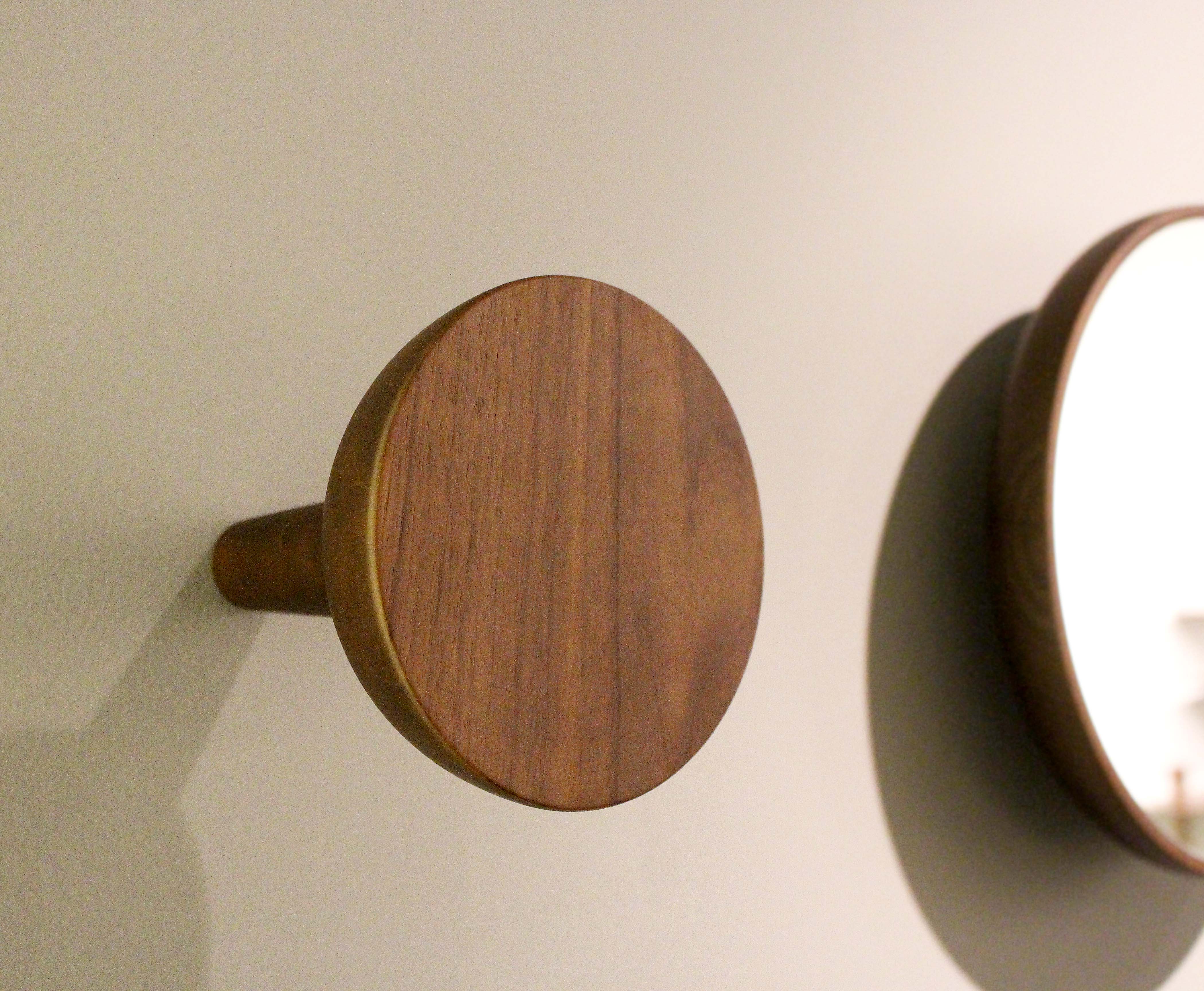 WELCOME coat rack set walnut veneer