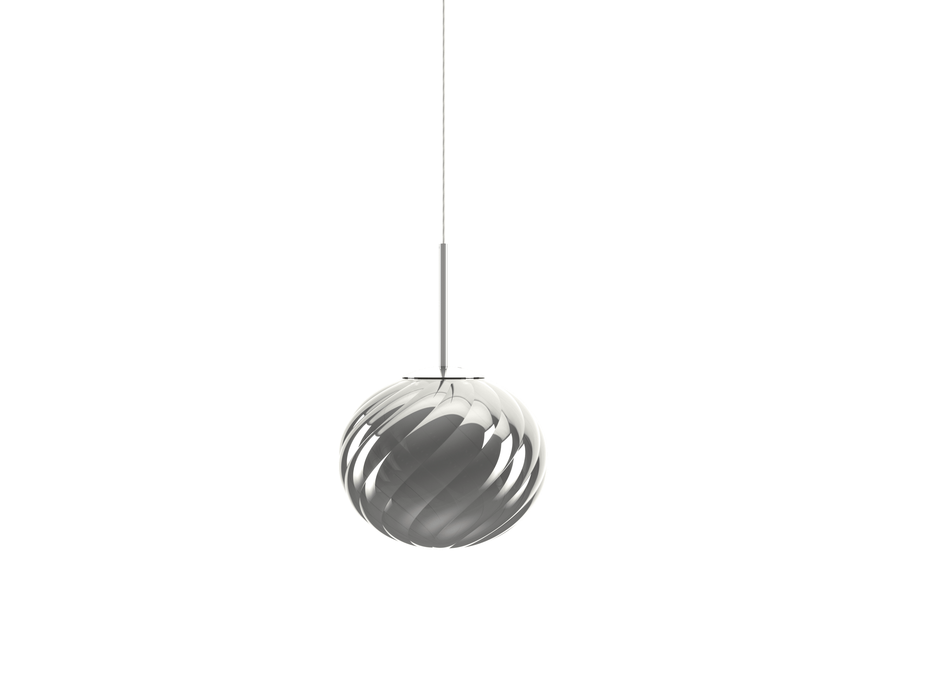 Silver WHIRL pendant lamp