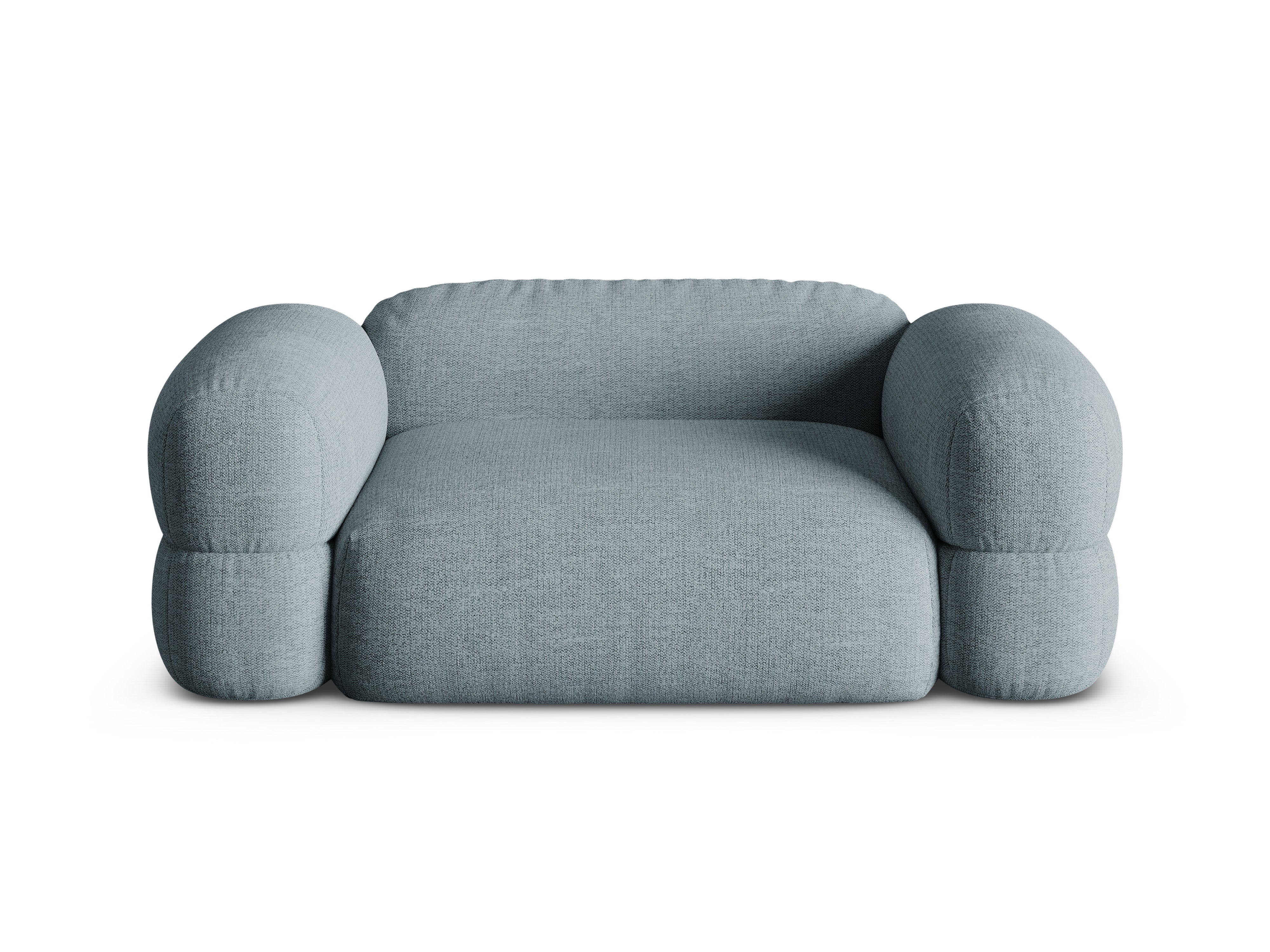 Sofa 2-osobowa ROGER błękitny szenil