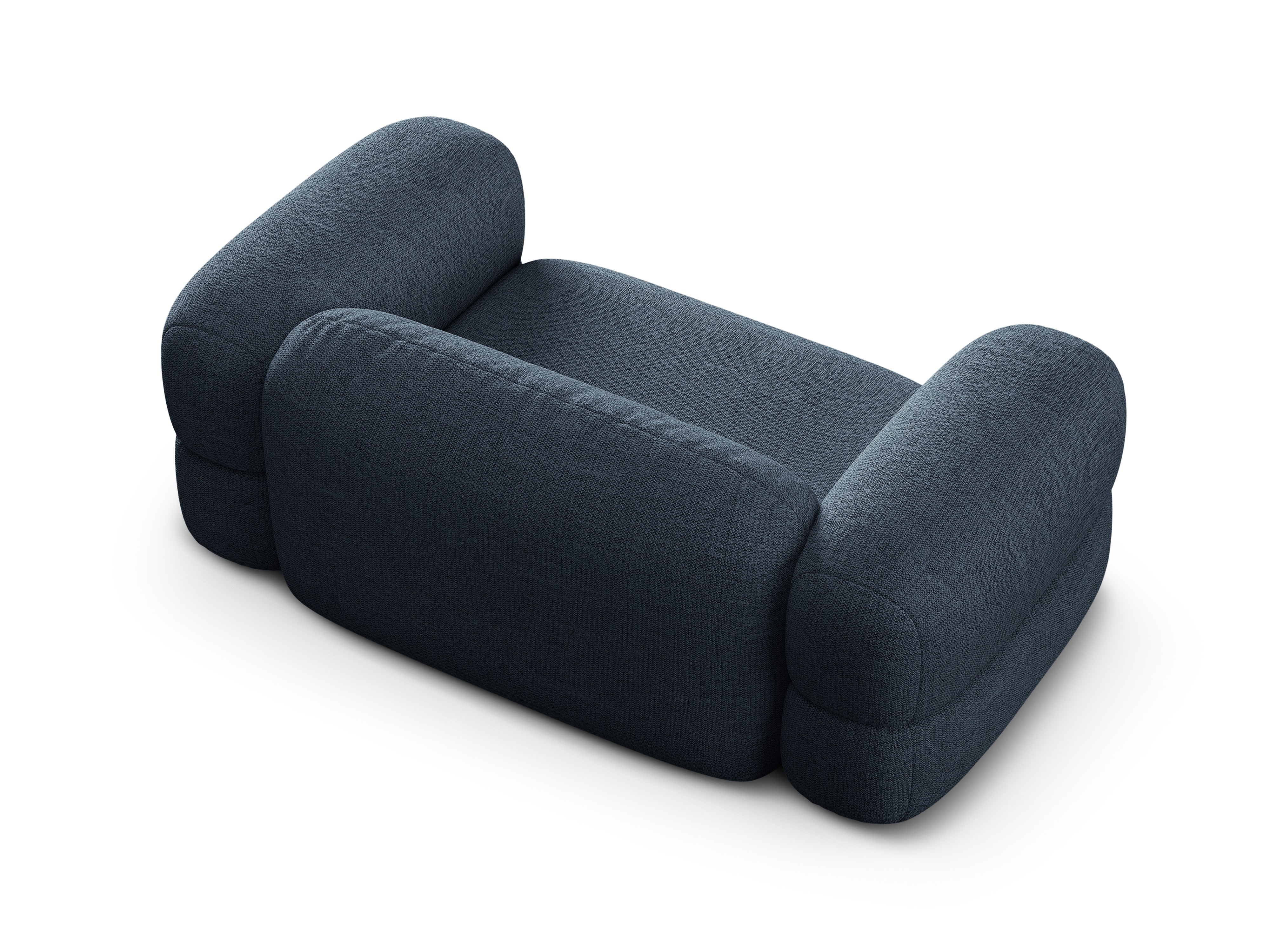 Sofa 2-osobowa ROGER ciemnoniebieski szenil