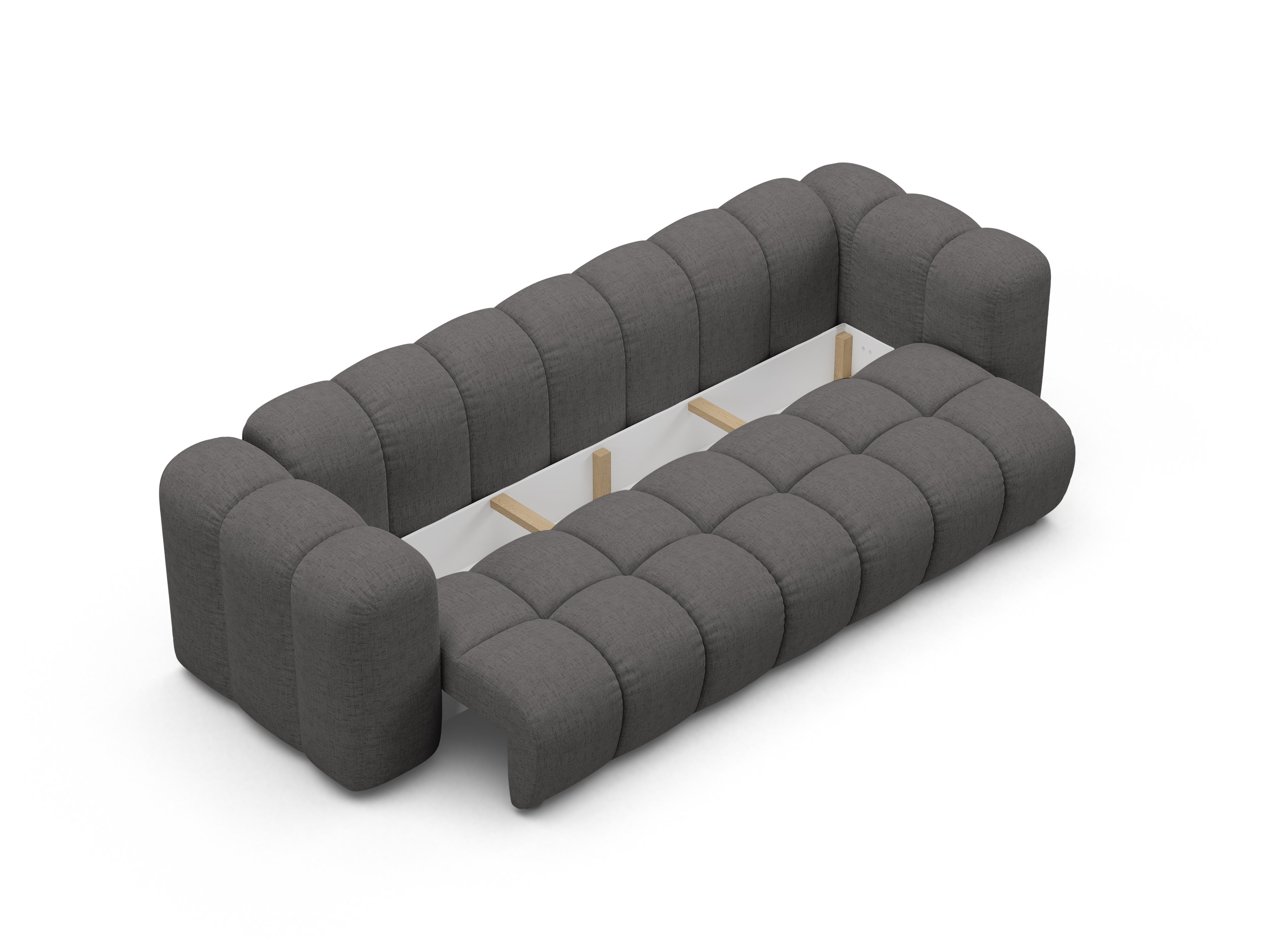 Sofa z funkcją spania ASTRO szary szenil