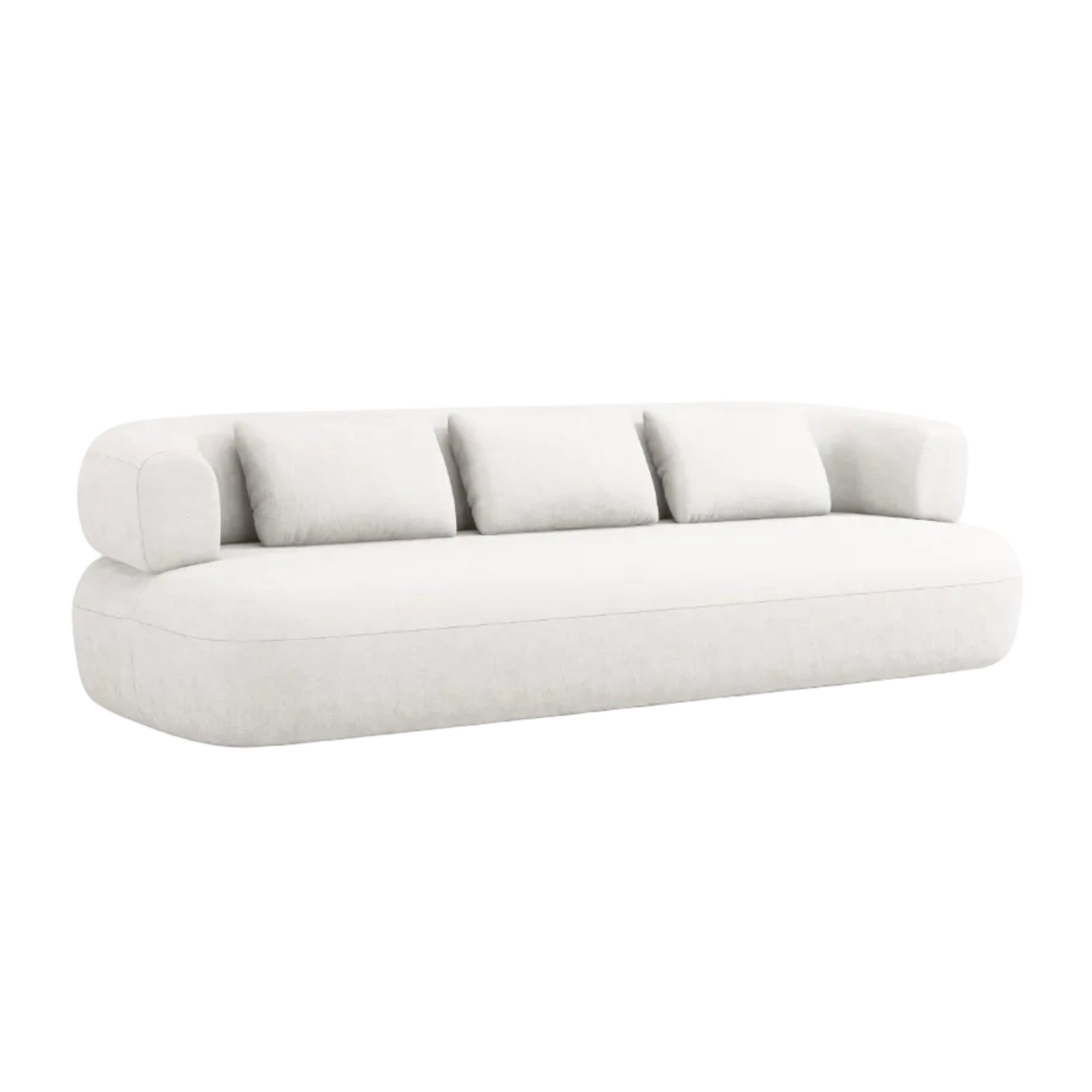 Sofa 3,5-osobowa ALDRIN jasnobeżowy szenil