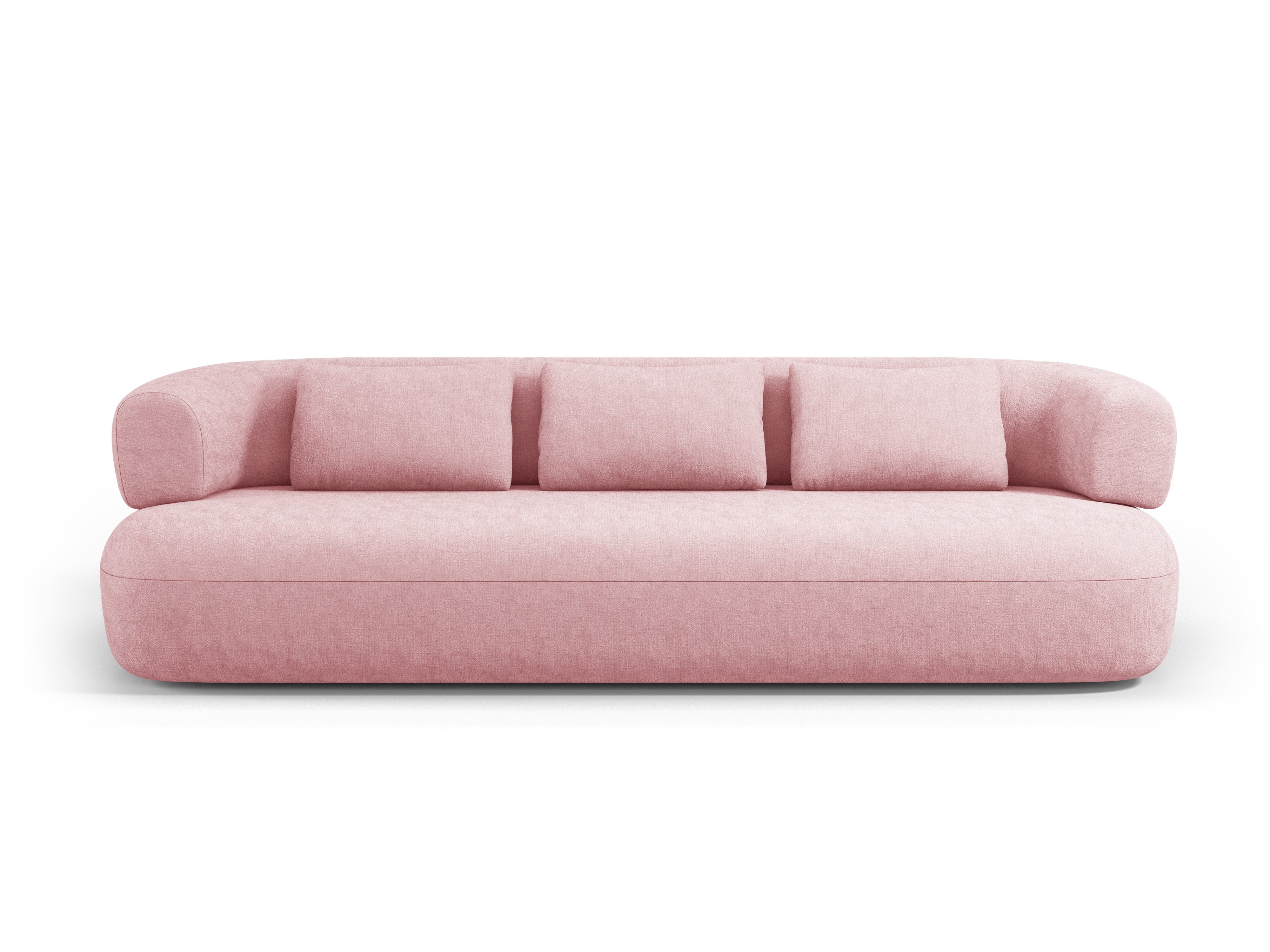 Sofa 3,5-osobowa ALDRIN różowy szenil