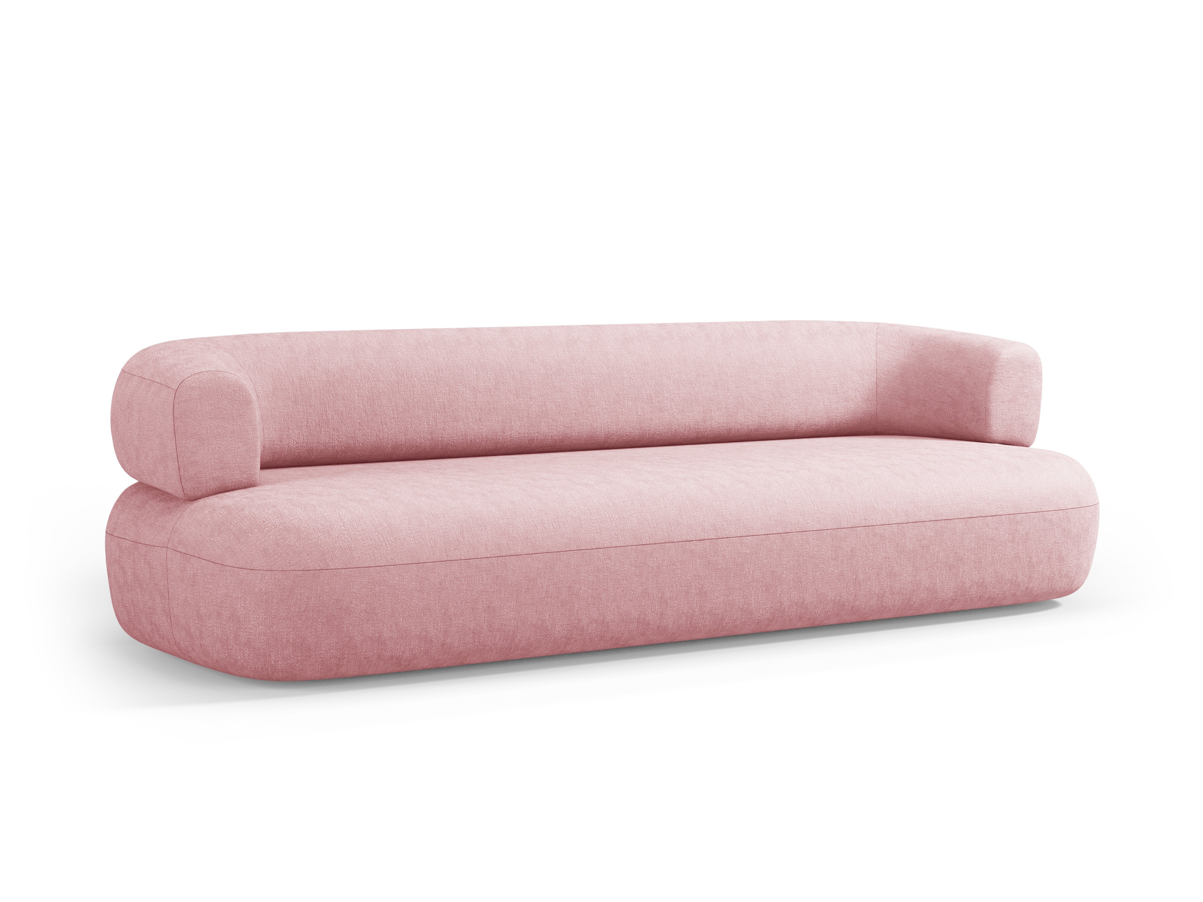 Sofa 3,5-osobowa ALDRIN różowy szenil