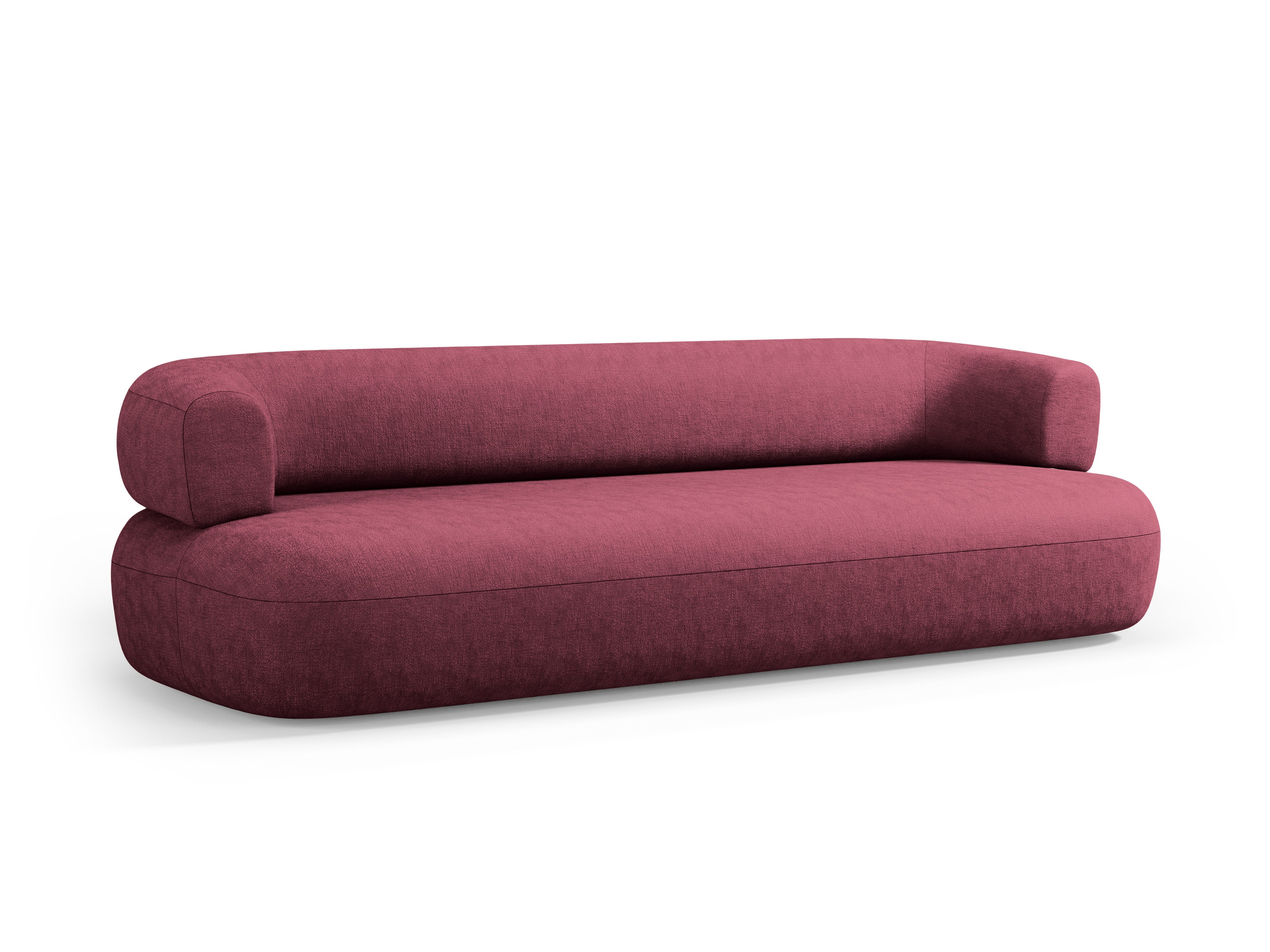 Sofa 3,5-osobowa ALDRIN karmazynowy szenil