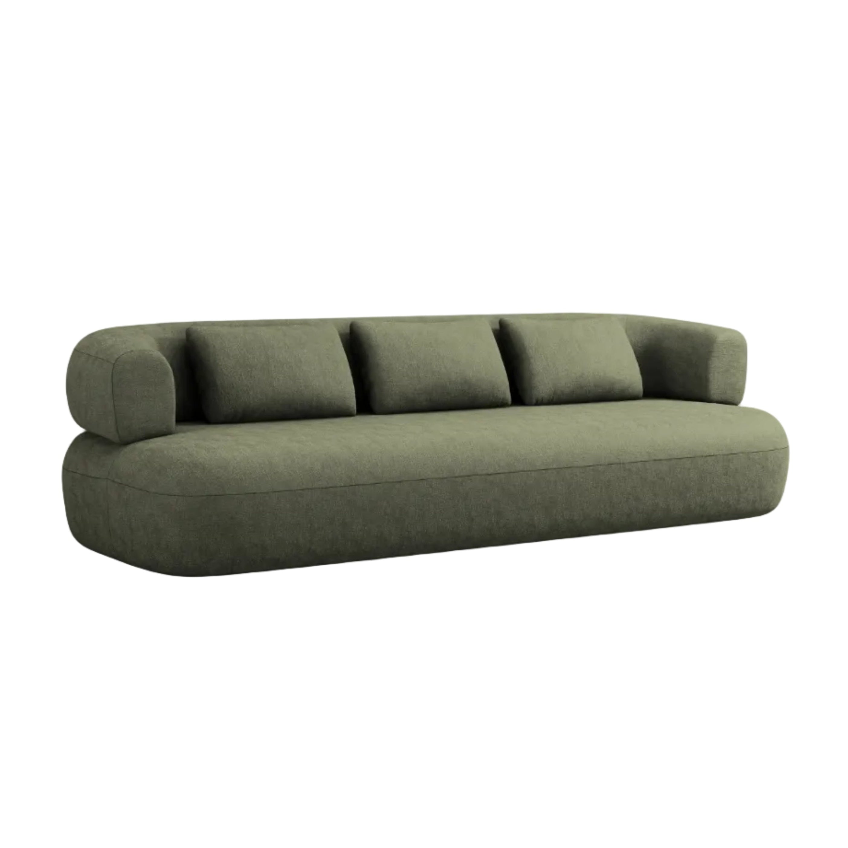 Sofa 3,5-osobowa ALDRIN zielony szenil